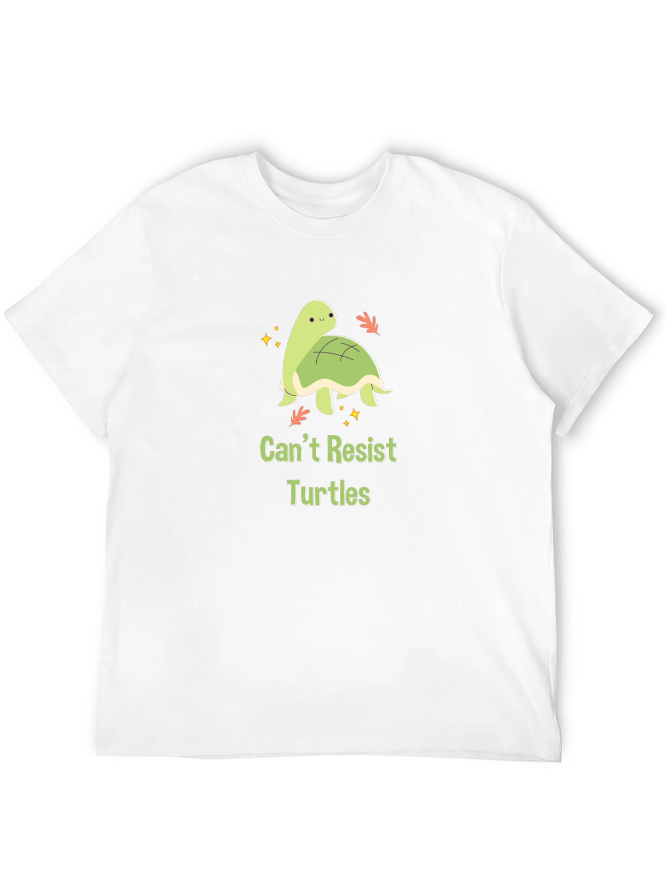 Cute Turtle Graphic Tee - Cant Resist Turtles
