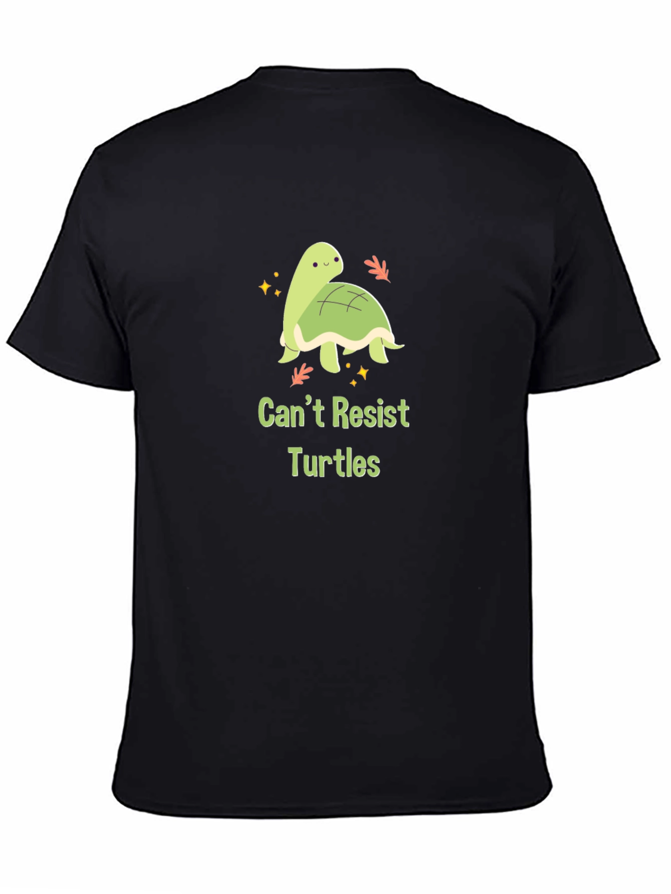Cute Turtle Graphic Tee - Cant Resist Turtles