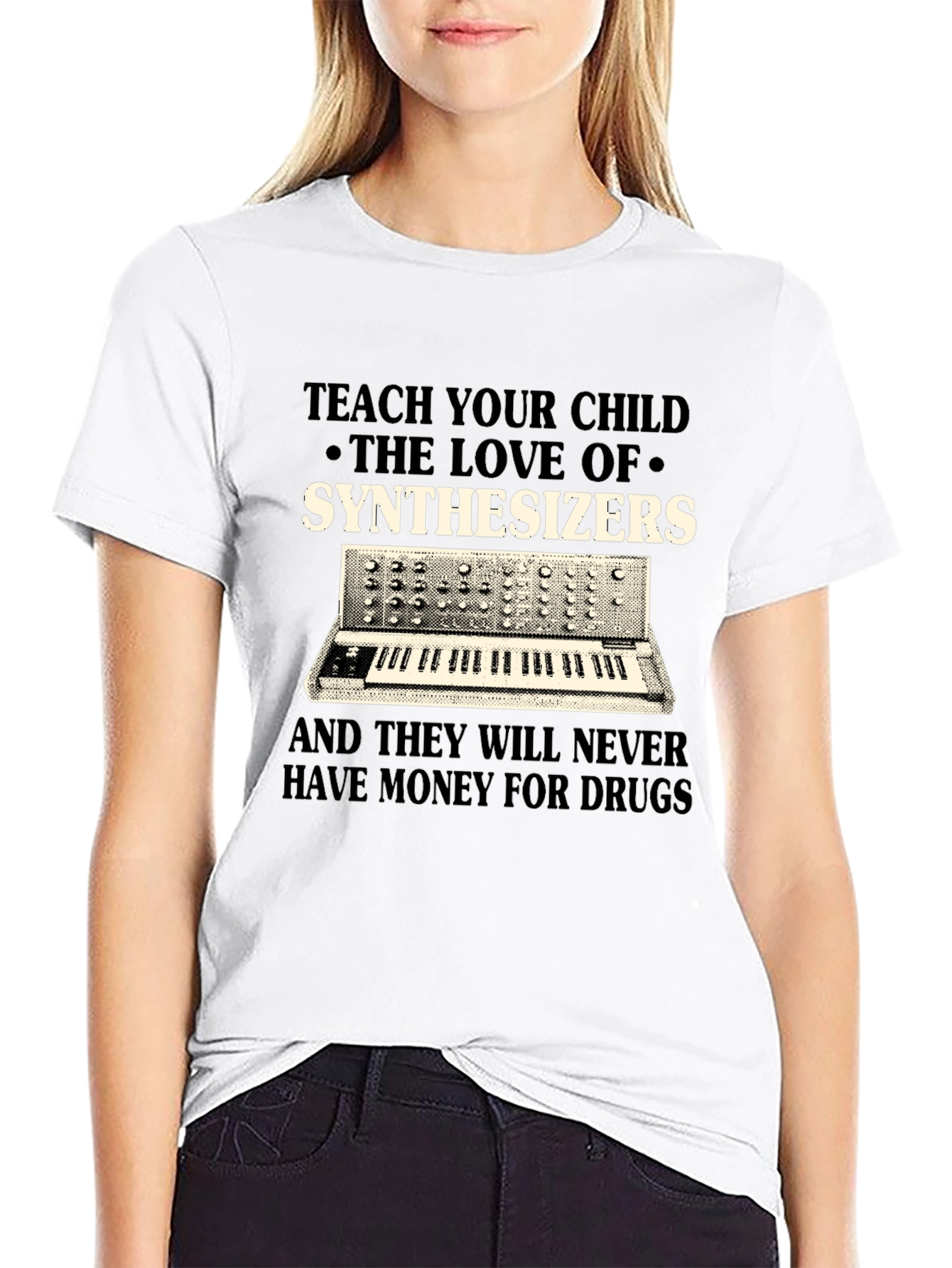 Teach Your Child Synthesizers T-Shirt