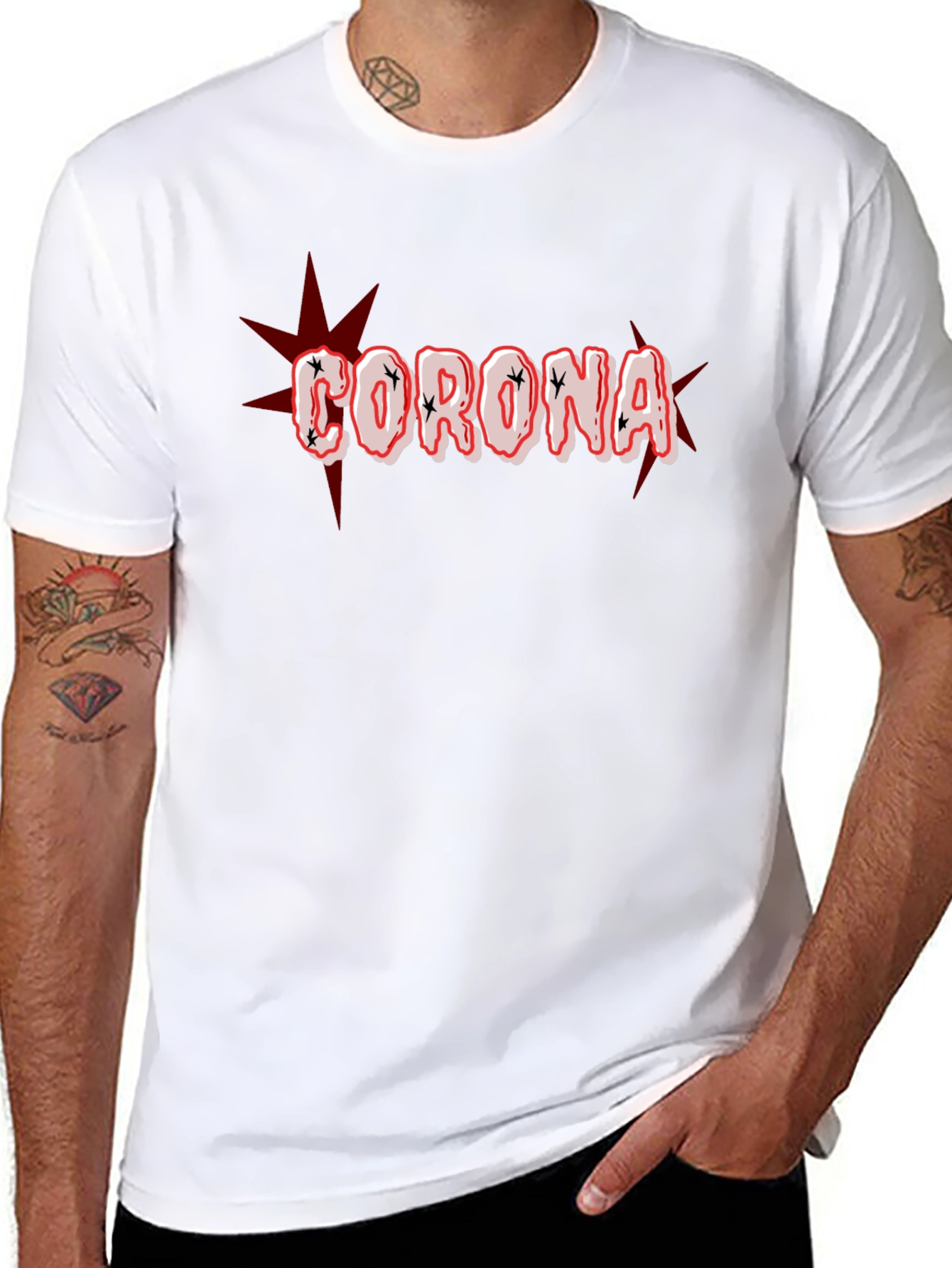 Corona Graphic T-Shirt - Bold Design