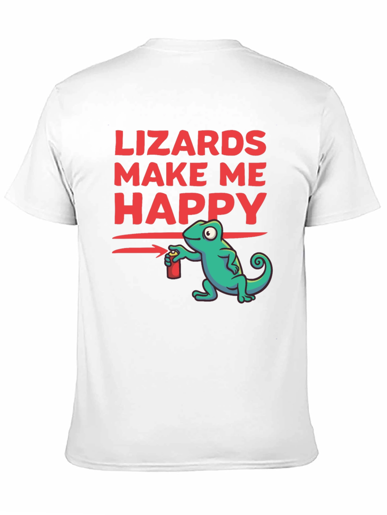 Lizards Make Me Happy Graphic Tee
