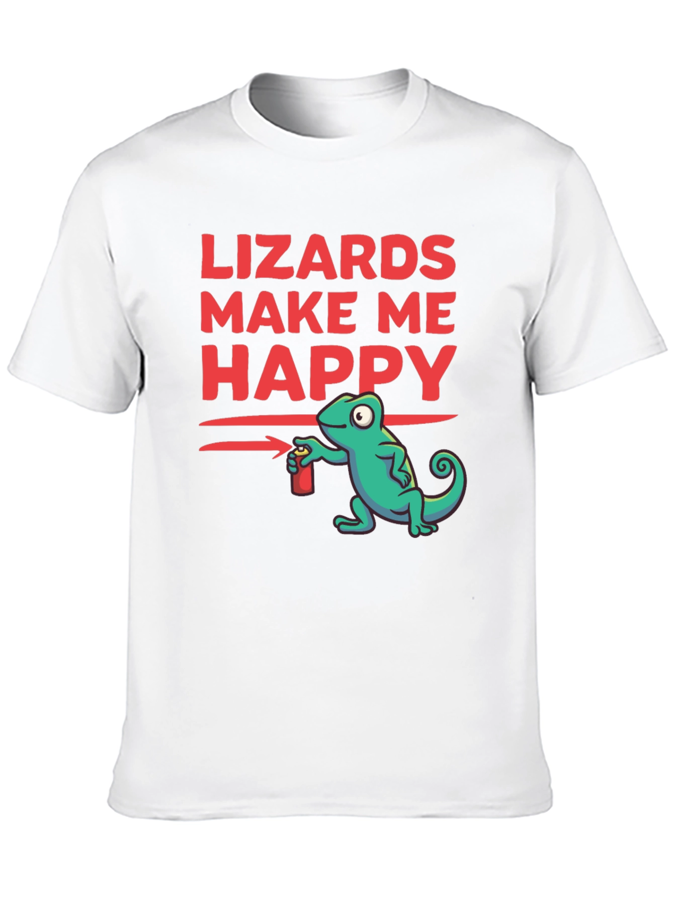 Lizards Make Me Happy Graphic Tee