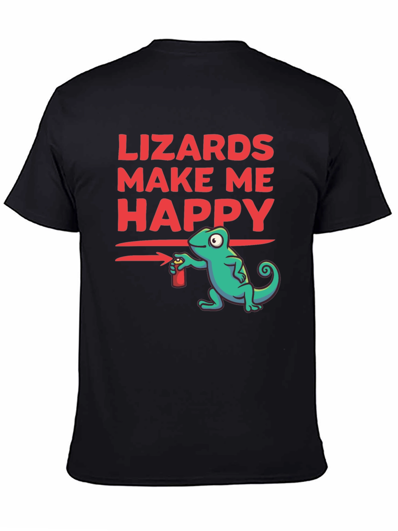 Lizards Make Me Happy Graphic Tee