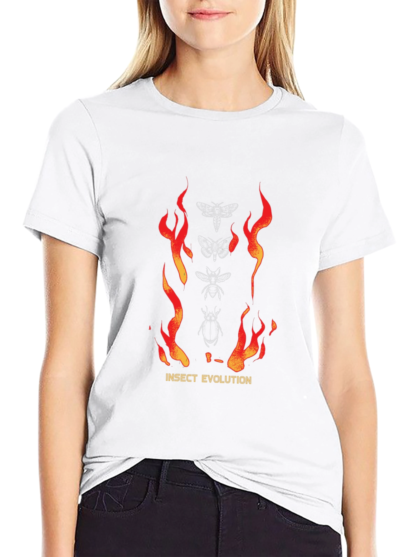 Insect Evolution Graphic Tee - Black