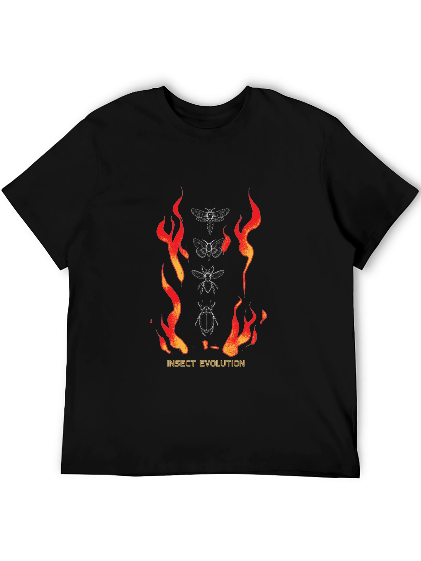 Insect Evolution Graphic Tee - Black