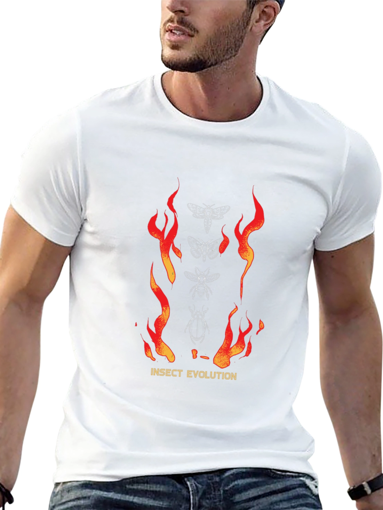Insect Evolution Graphic Tee - Black