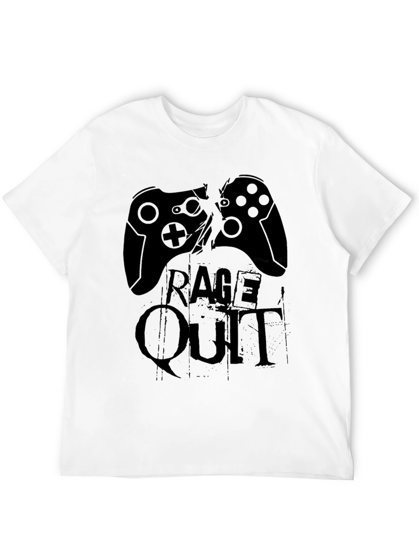 Rage Quit Gaming T-Shirt - Controller Design