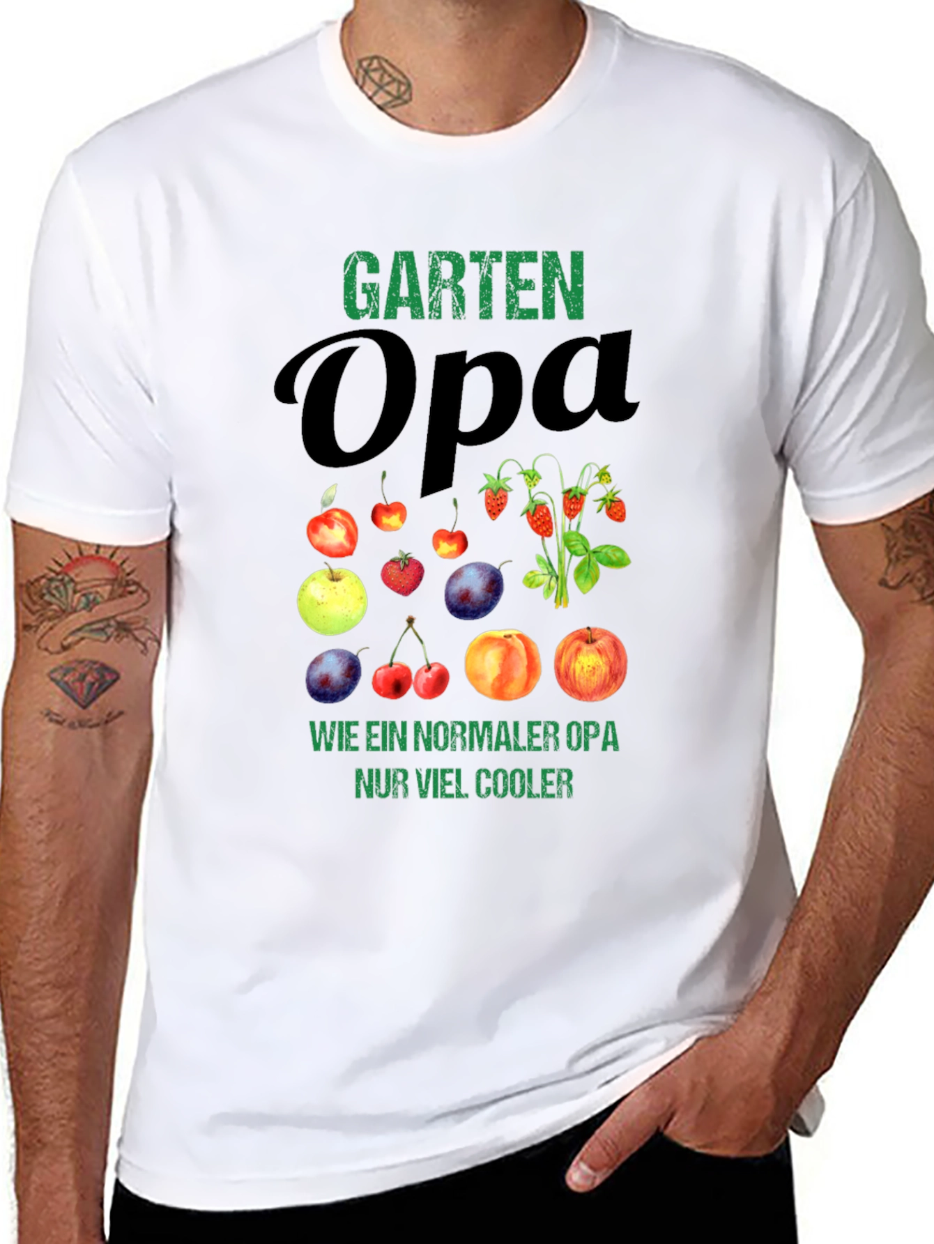 Garten Opa T-Shirt - Cool Grandpa Gardener Tee