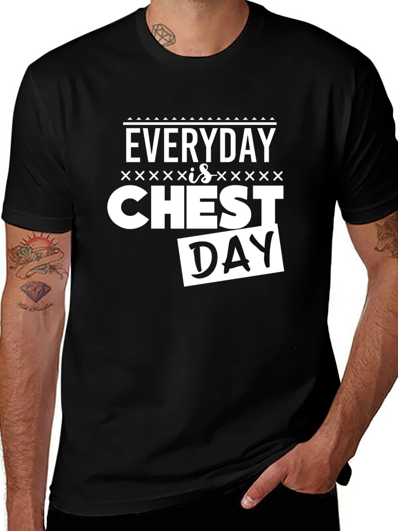 Everyday is Chest Day Graphic T-Shirt