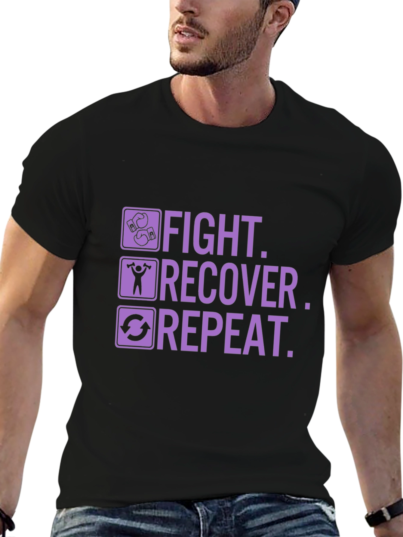 Fight Recover Repeat Graphic Tee