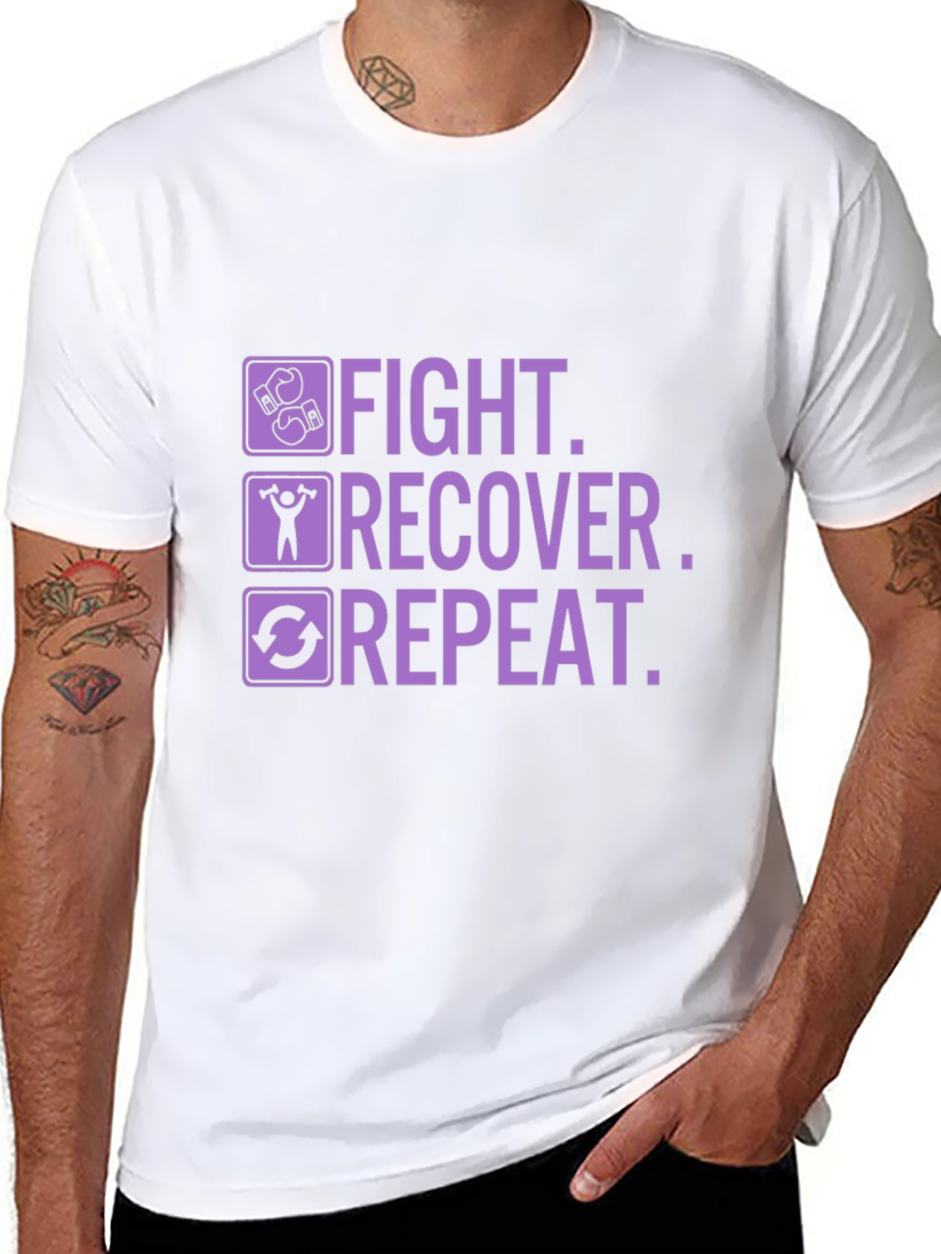 Fight Recover Repeat Graphic Tee