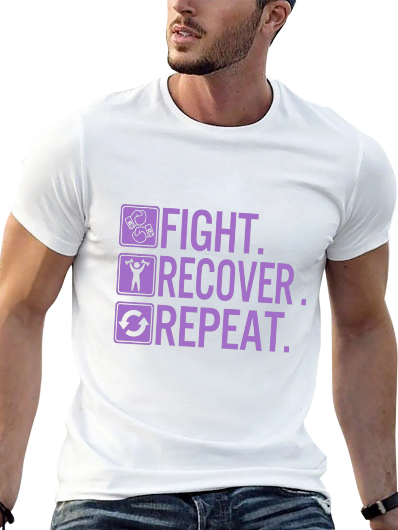 Fight Recover Repeat Graphic Tee