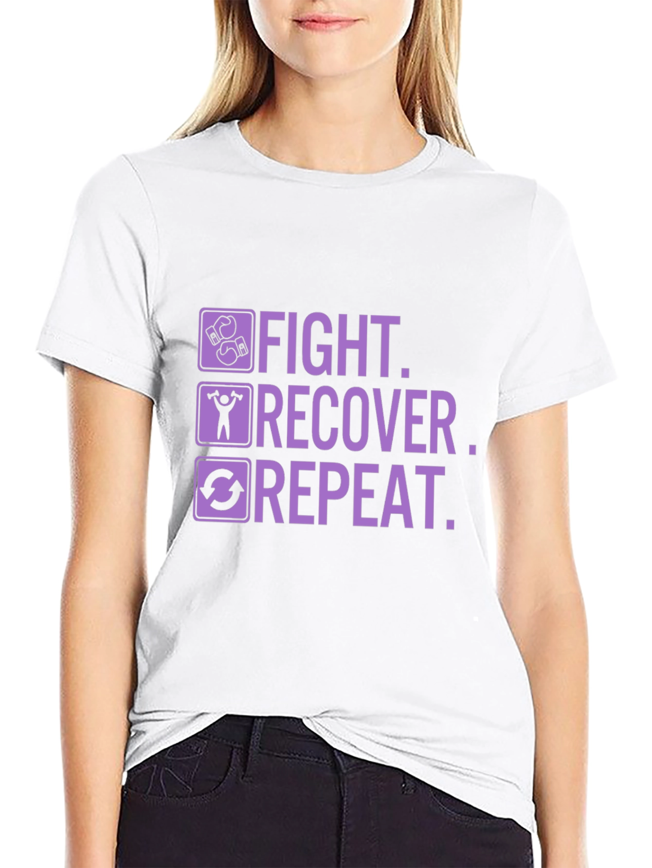 Fight Recover Repeat Graphic Tee