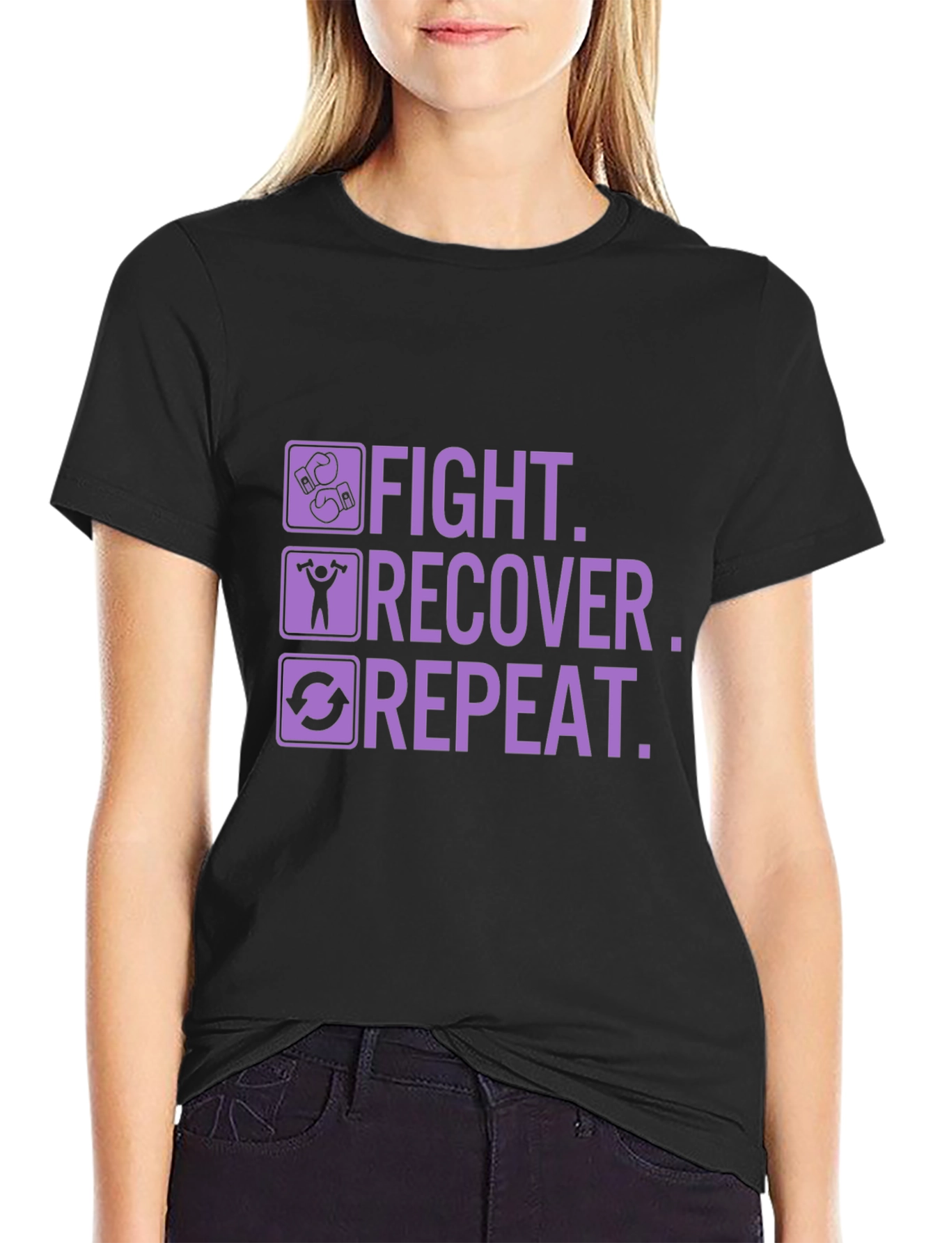 Fight Recover Repeat Graphic Tee