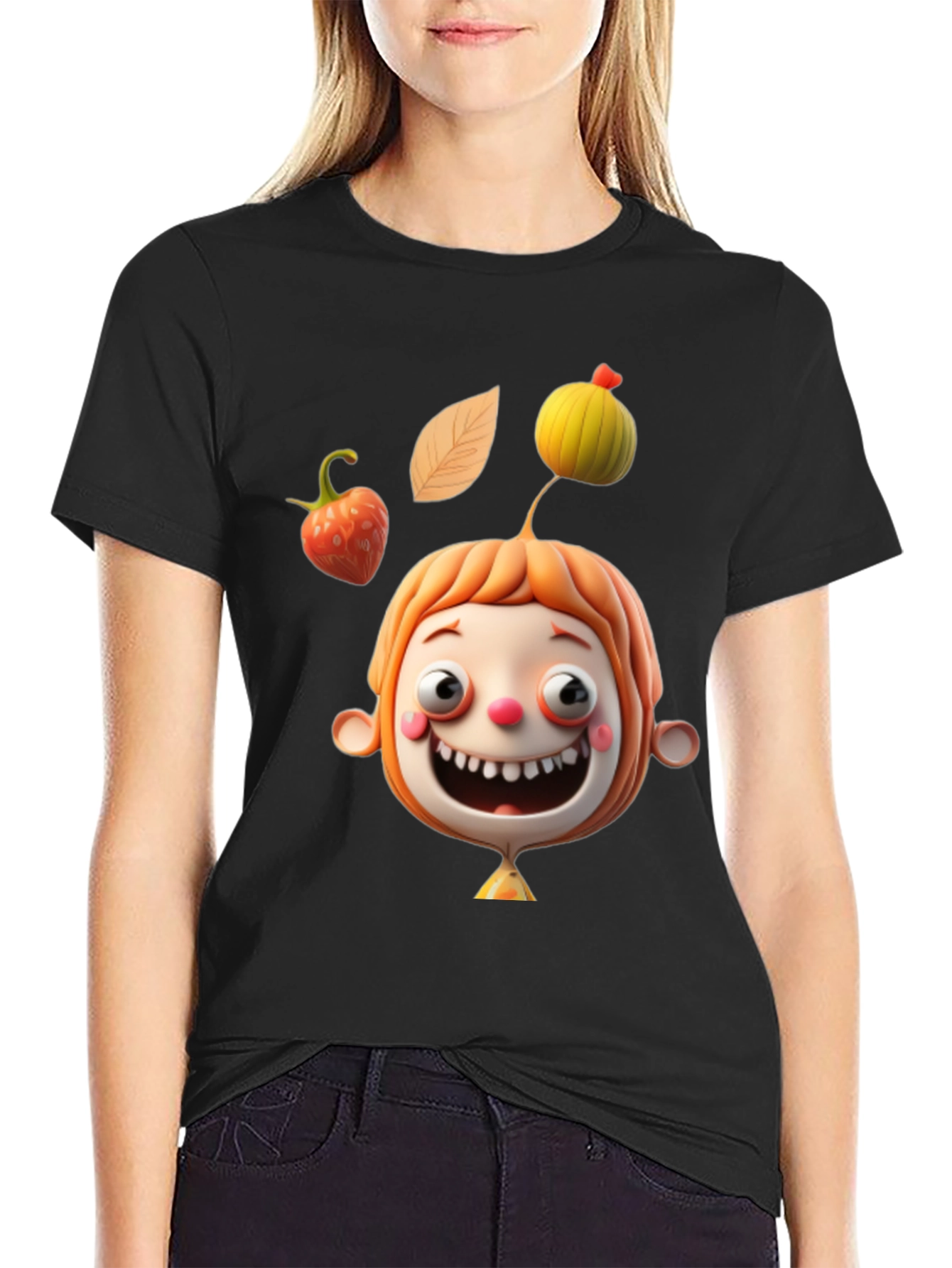 Fun Cartoon Character Graphic Tee - Unique Design