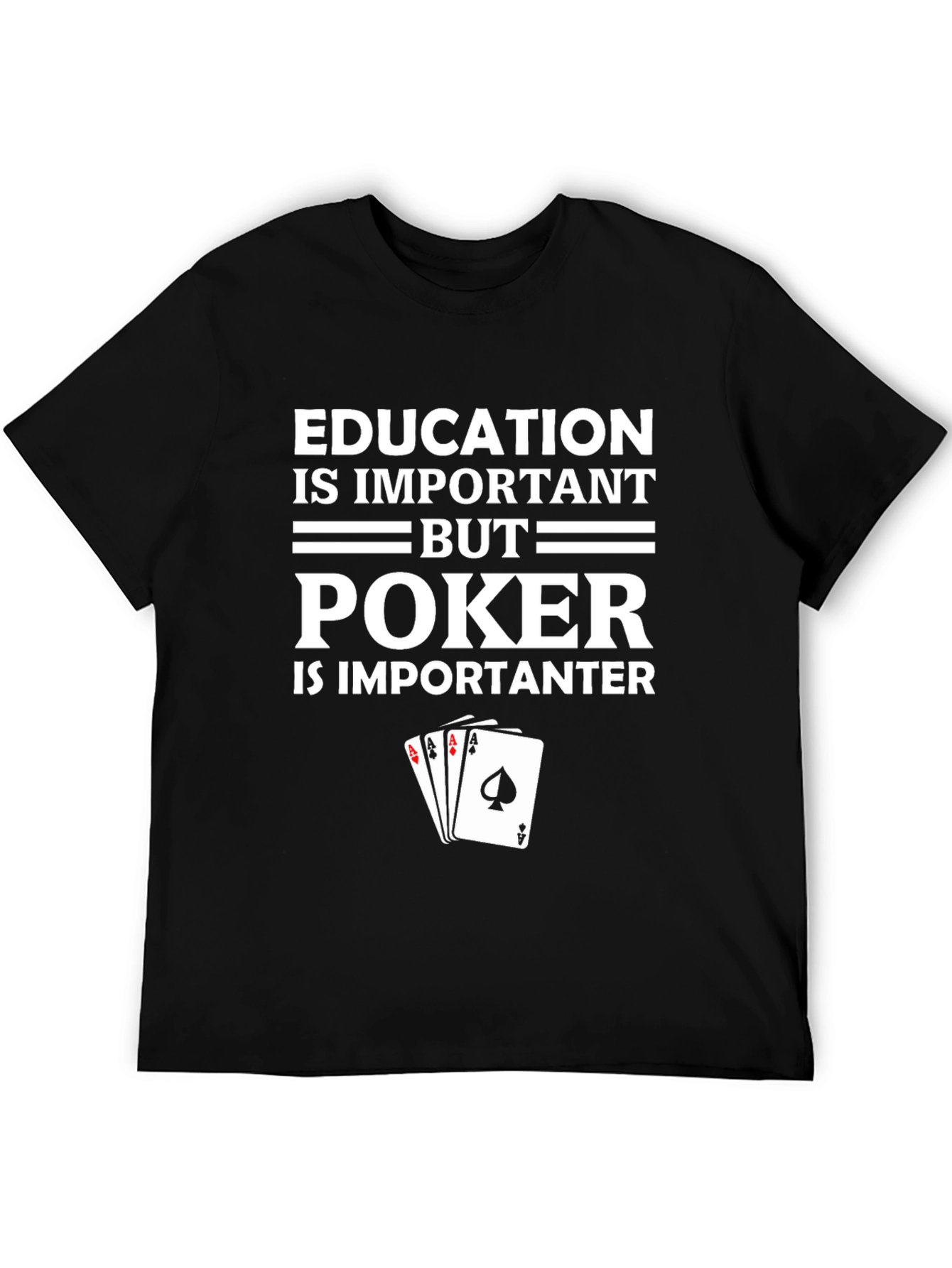 Poker Player Graphic T-Shirt