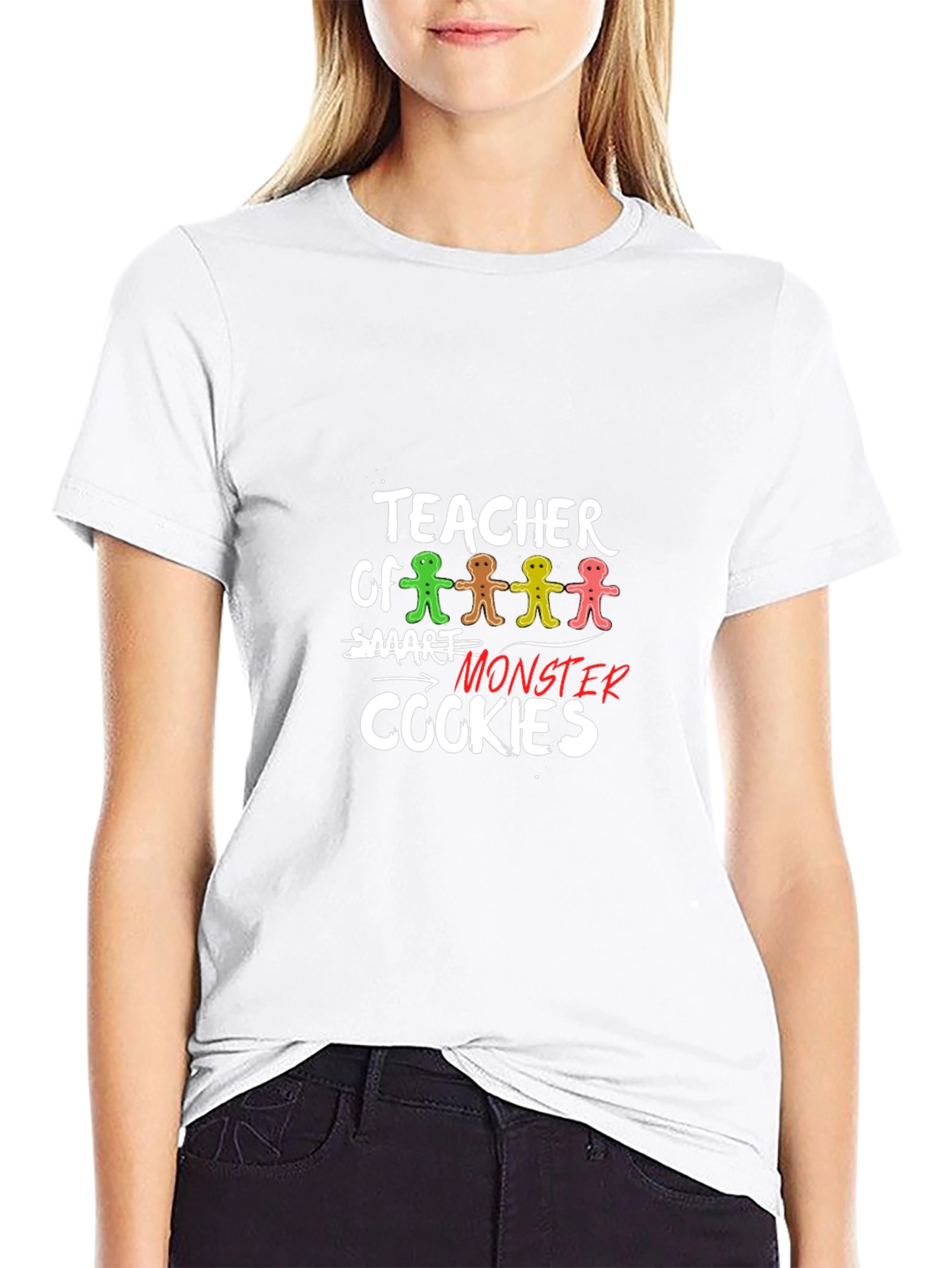 Teacher Smart Monster Cookies T-Shirt