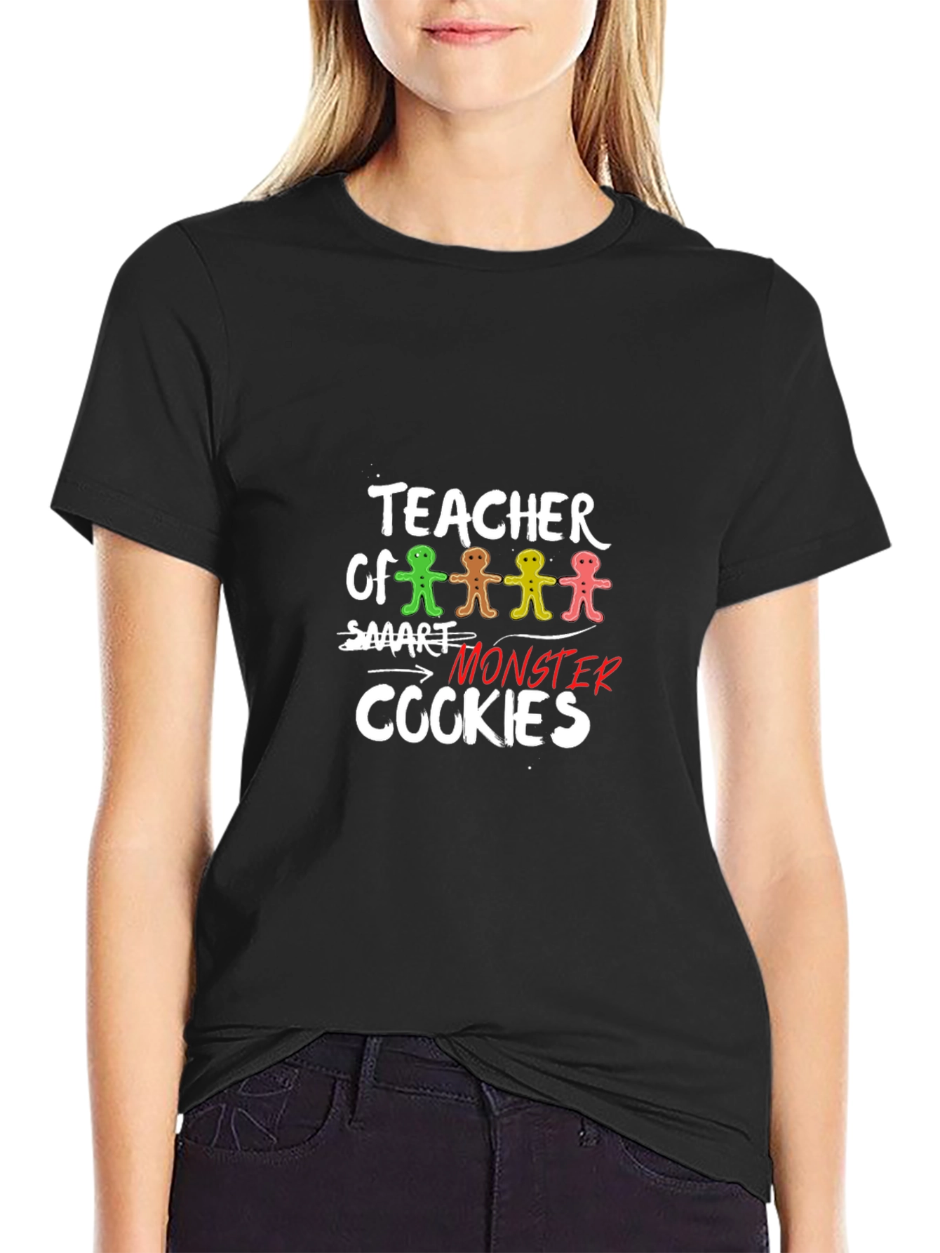 Teacher Smart Monster Cookies T-Shirt