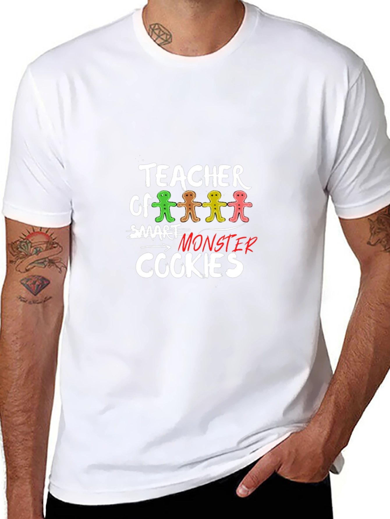 Teacher Smart Monster Cookies T-Shirt