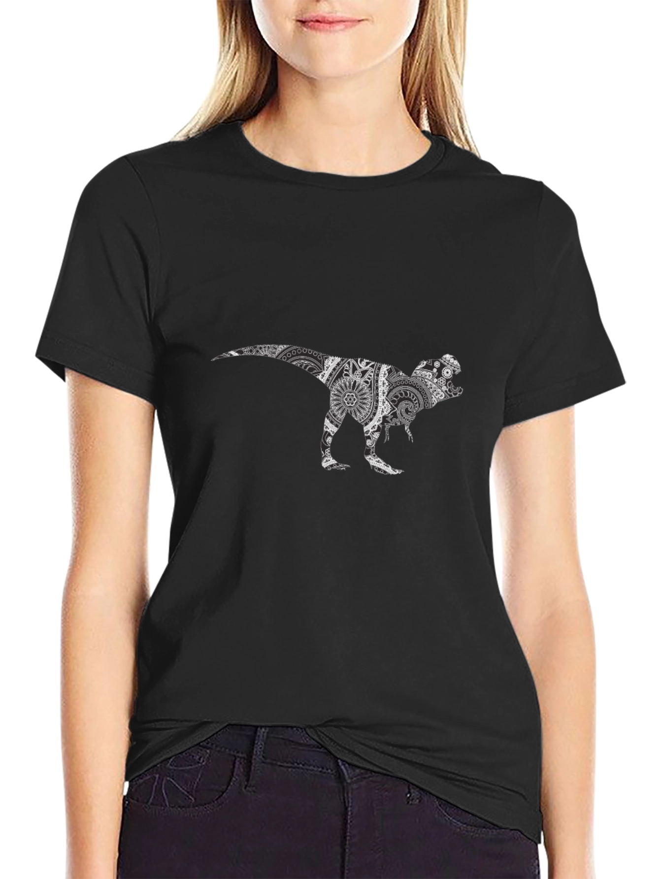 T-Rex Mandala Graphic T-Shirt