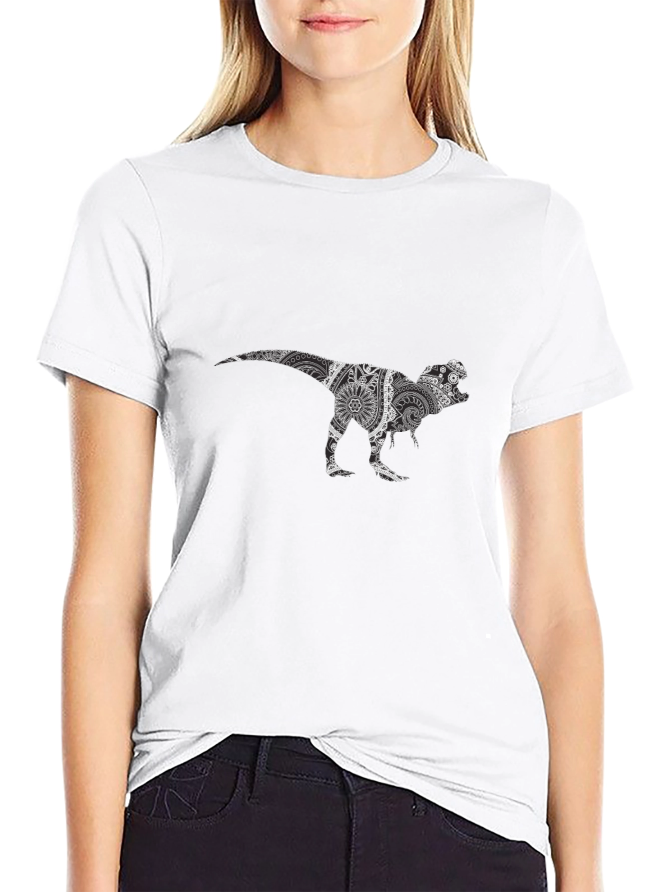 T-Rex Mandala Graphic T-Shirt