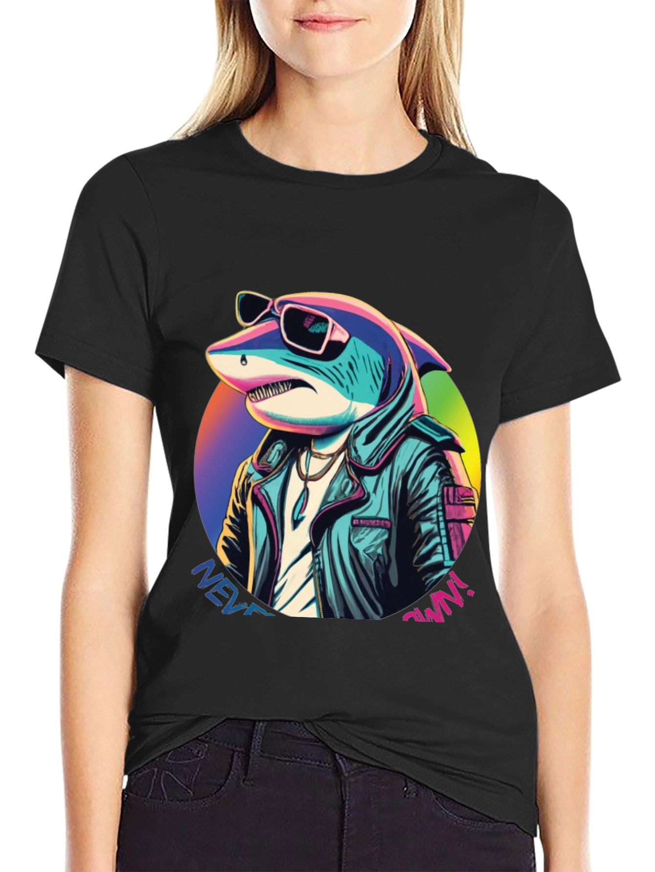 Retro Shark T-Shirt - Never Own!