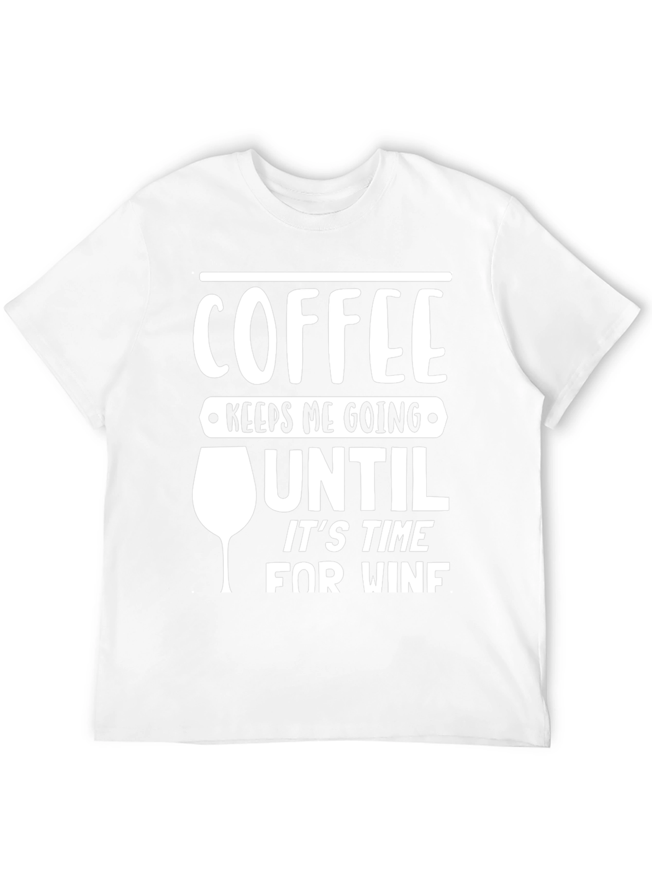 Coffee & Wine Funny Graphic T-Shirt