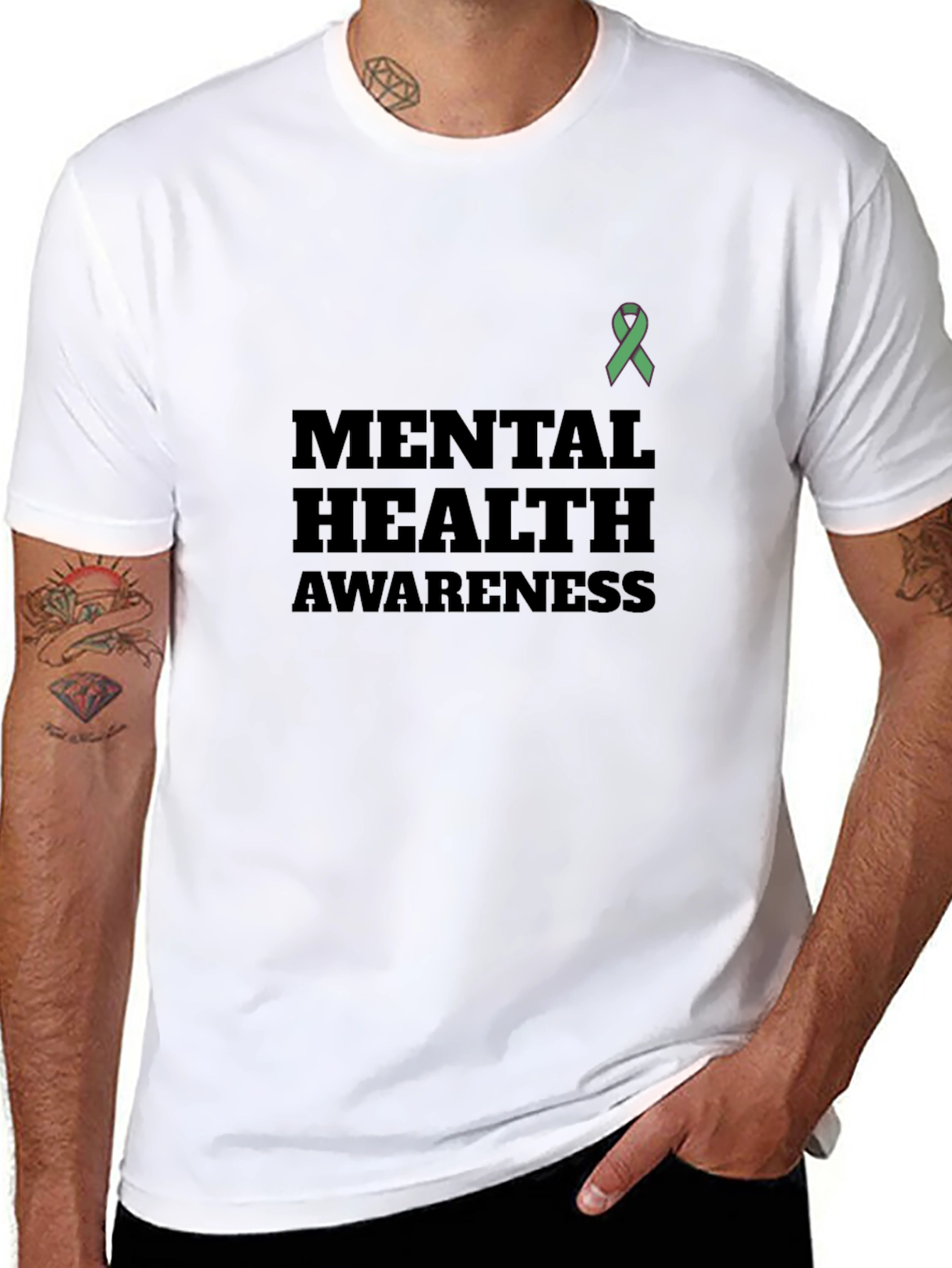 Mental Health Awareness Ribbon T-Shirt