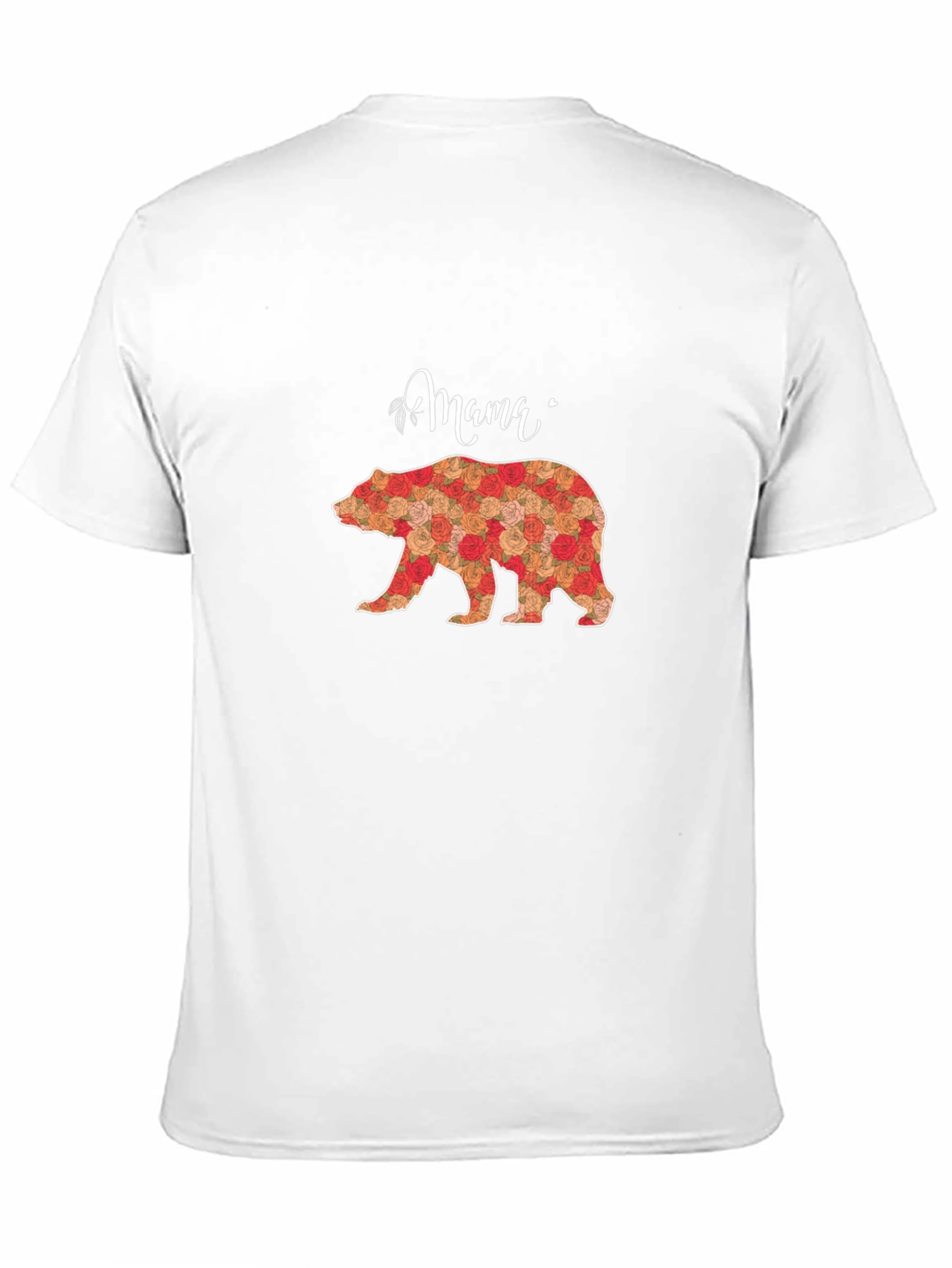 Mama Bear Floral Print T-Shirt