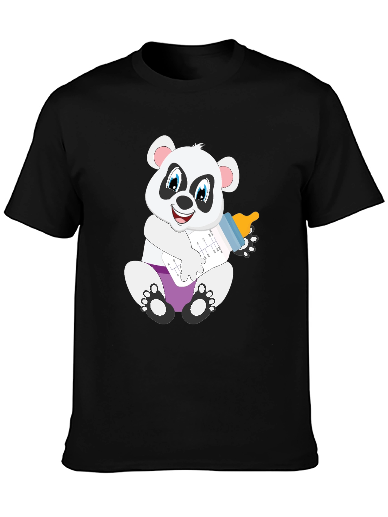 Panda Baby Bottle T-Shirt