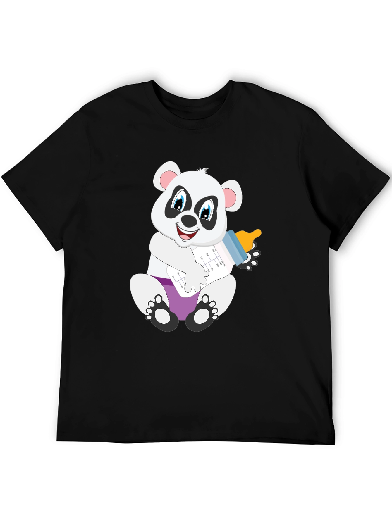 Panda Baby Bottle T-Shirt