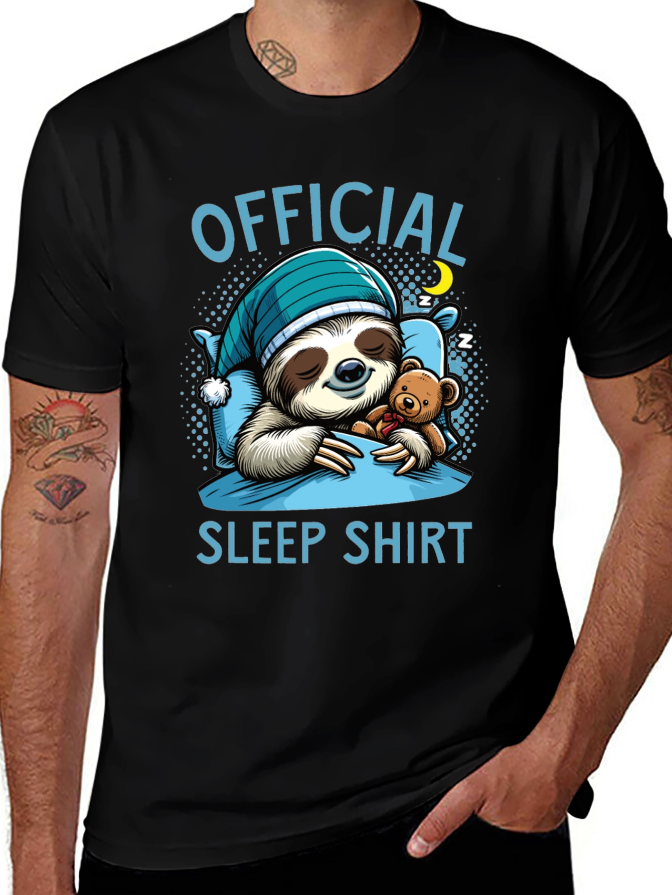 Sloth Sleep Shirt - Official Nap Time Tee