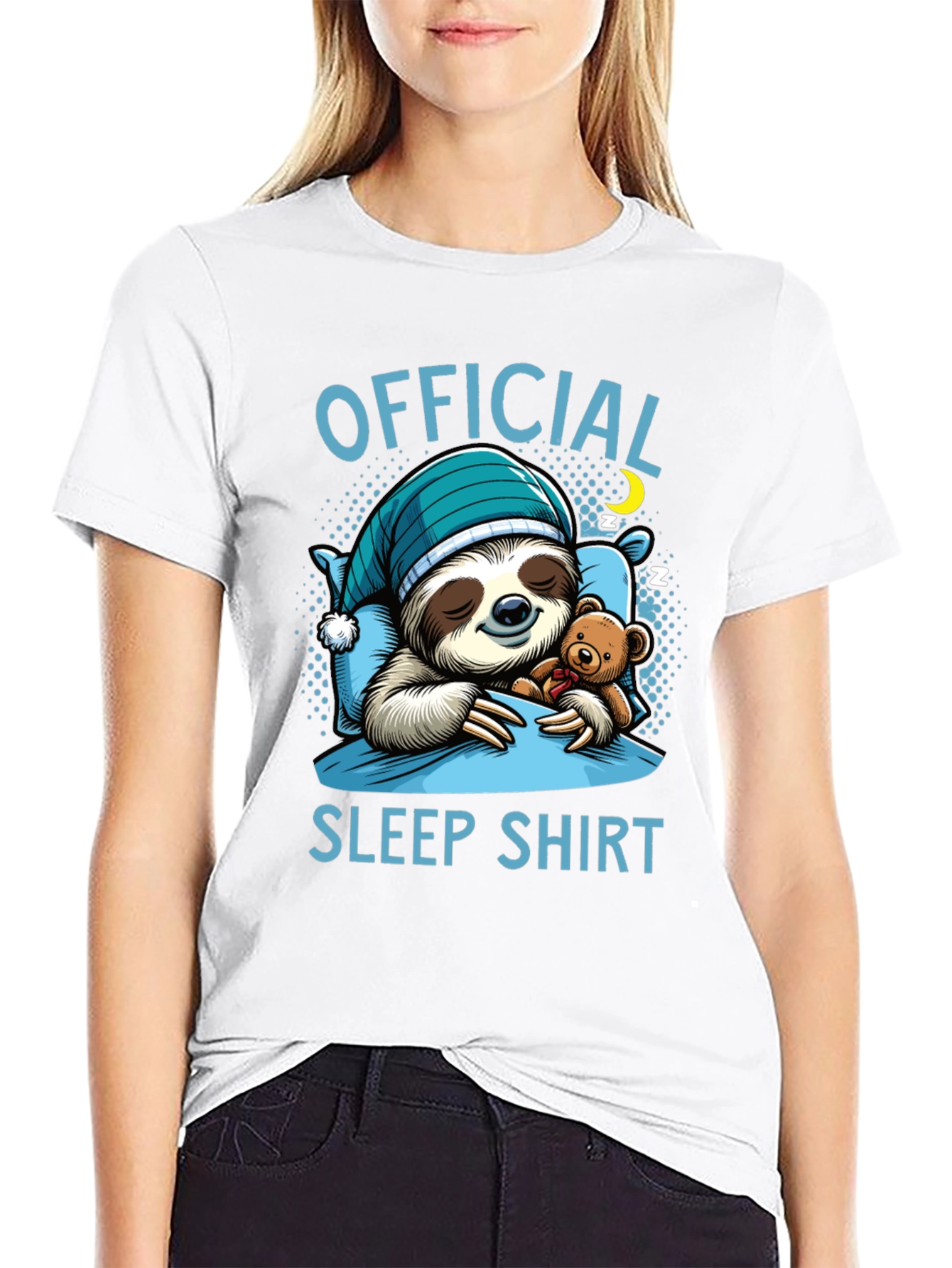 Sloth Sleep Shirt - Official Nap Time Tee
