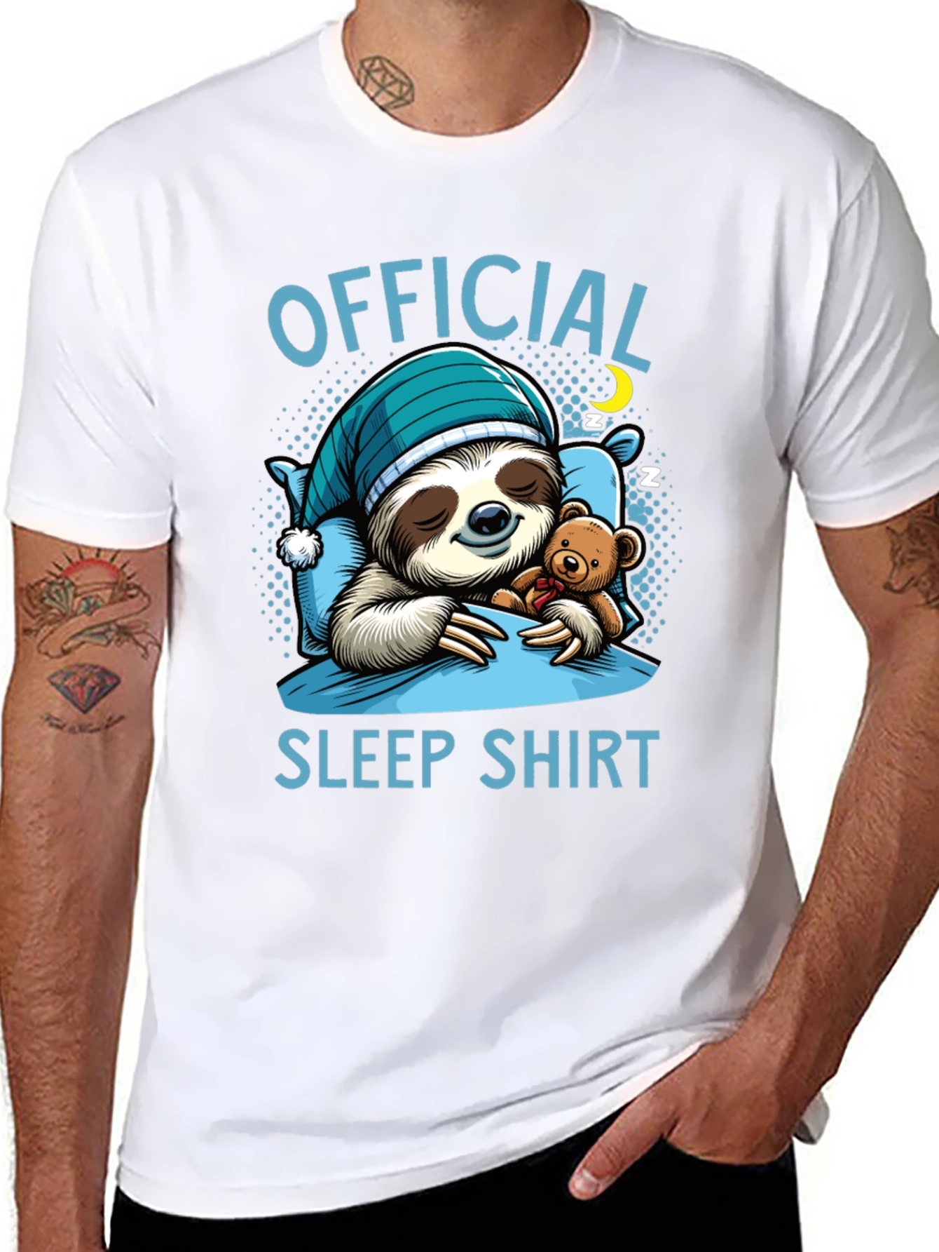 Sloth Sleep Shirt - Official Nap Time Tee