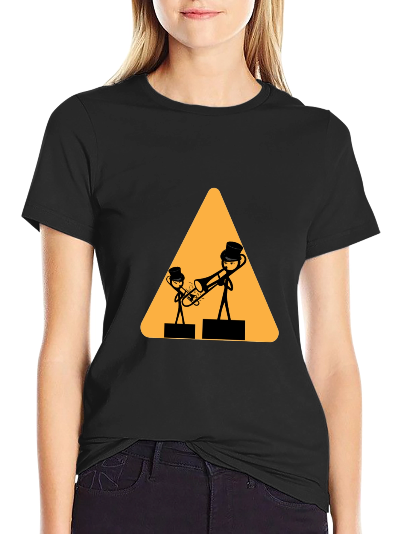 Musical Stick Figure Graphic Tee