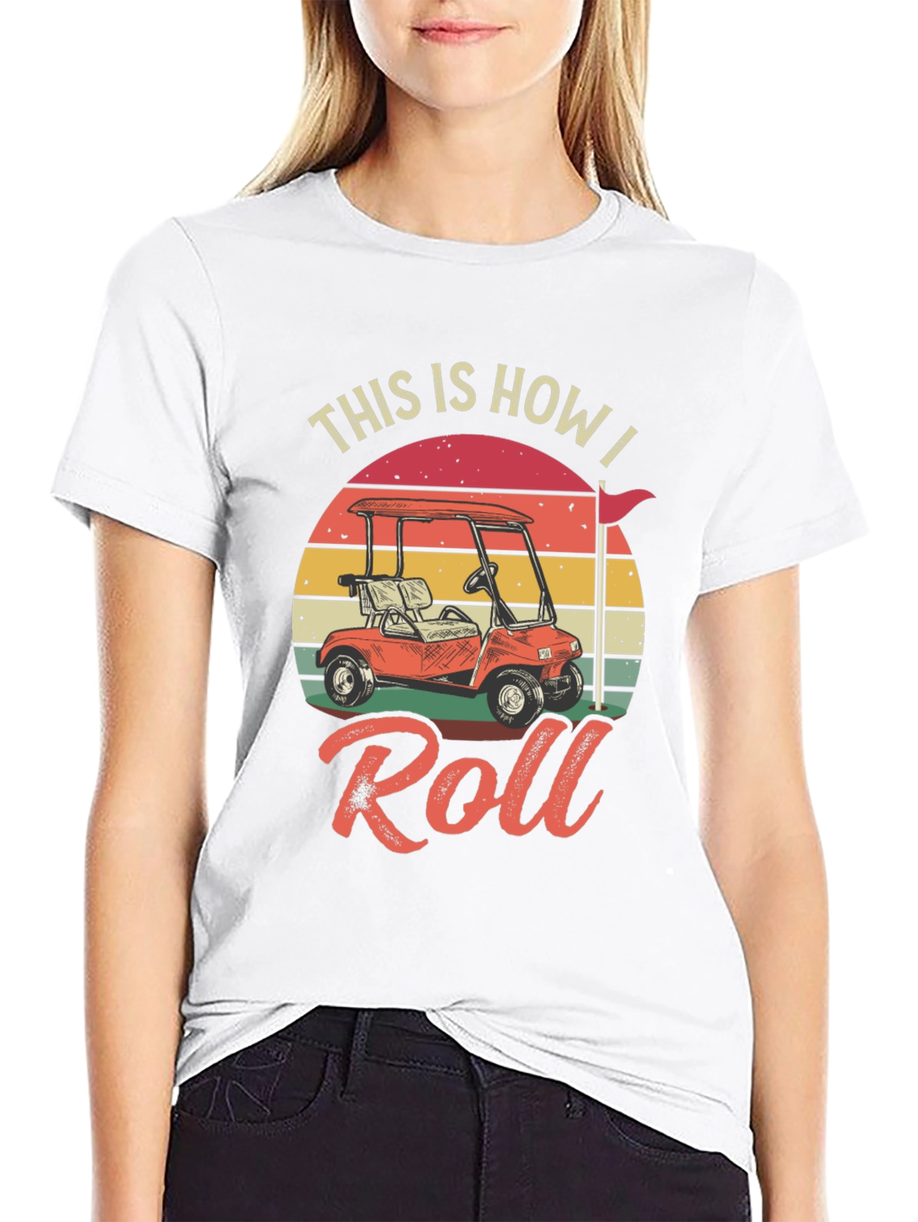 This is How I Roll Golf T-Shirt