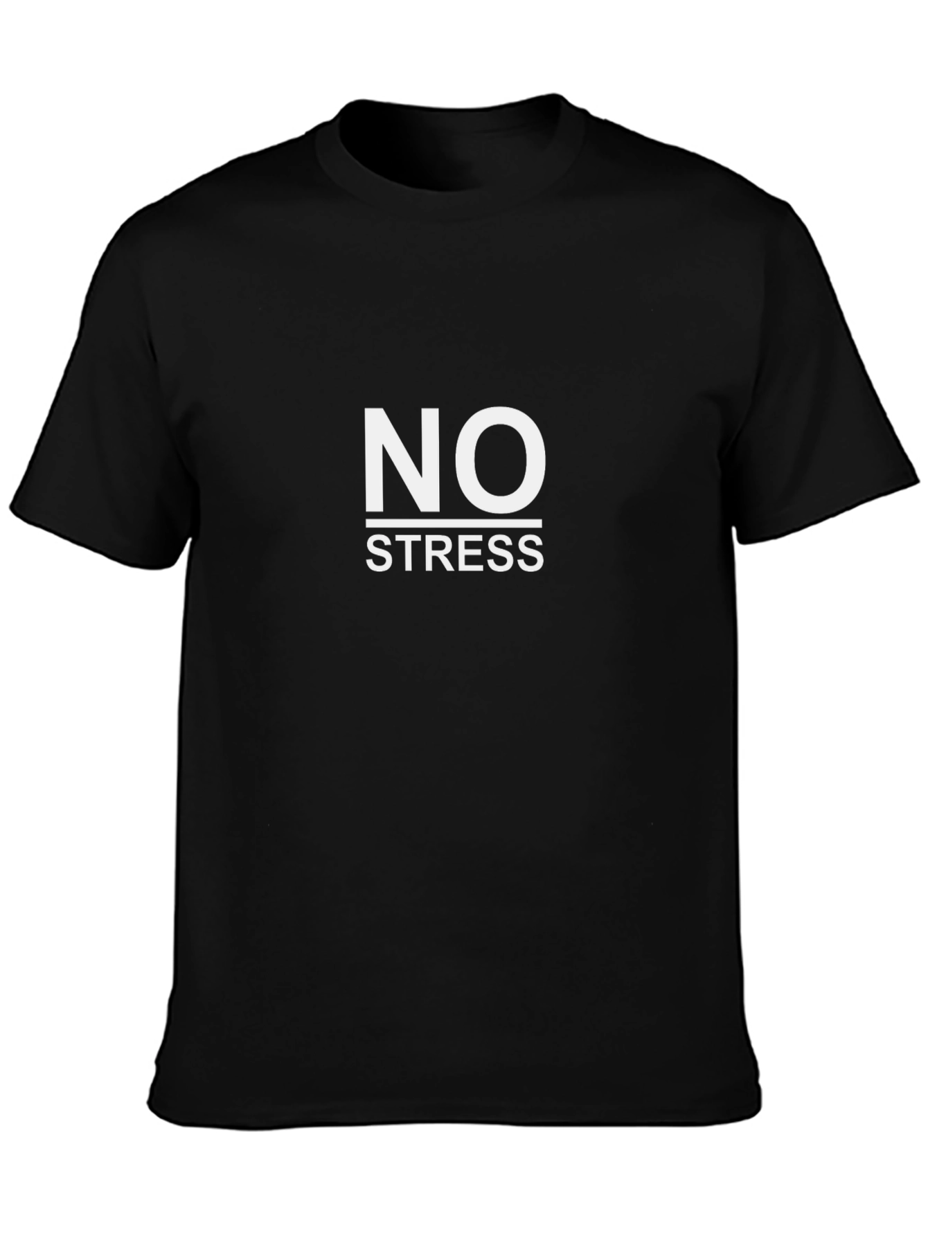 No Stress Graphic T-Shirt | Relaxed Fit Cotton Tee