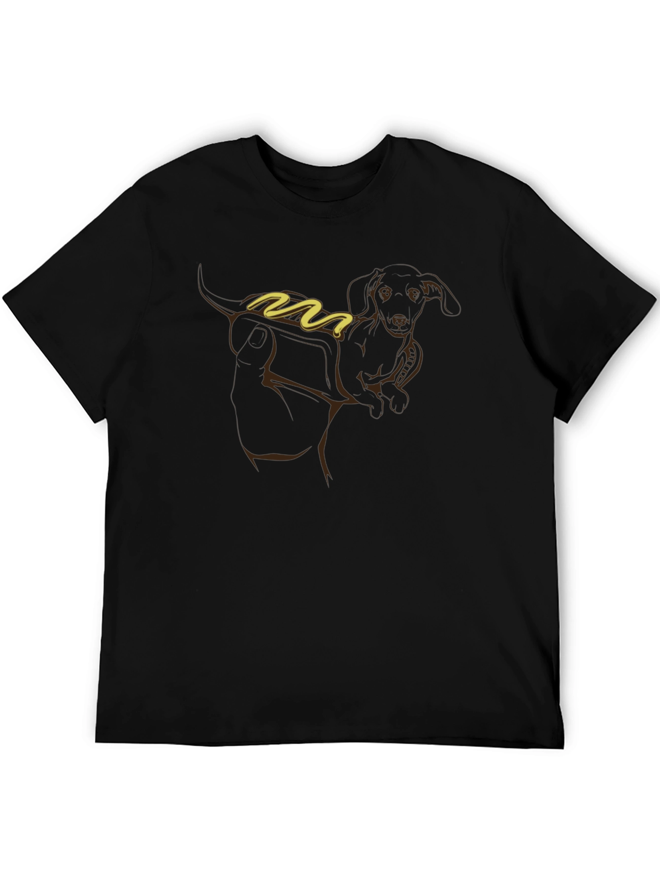 Dachshund Hotdog T-Shirt: Funny Weiner Dog Tee