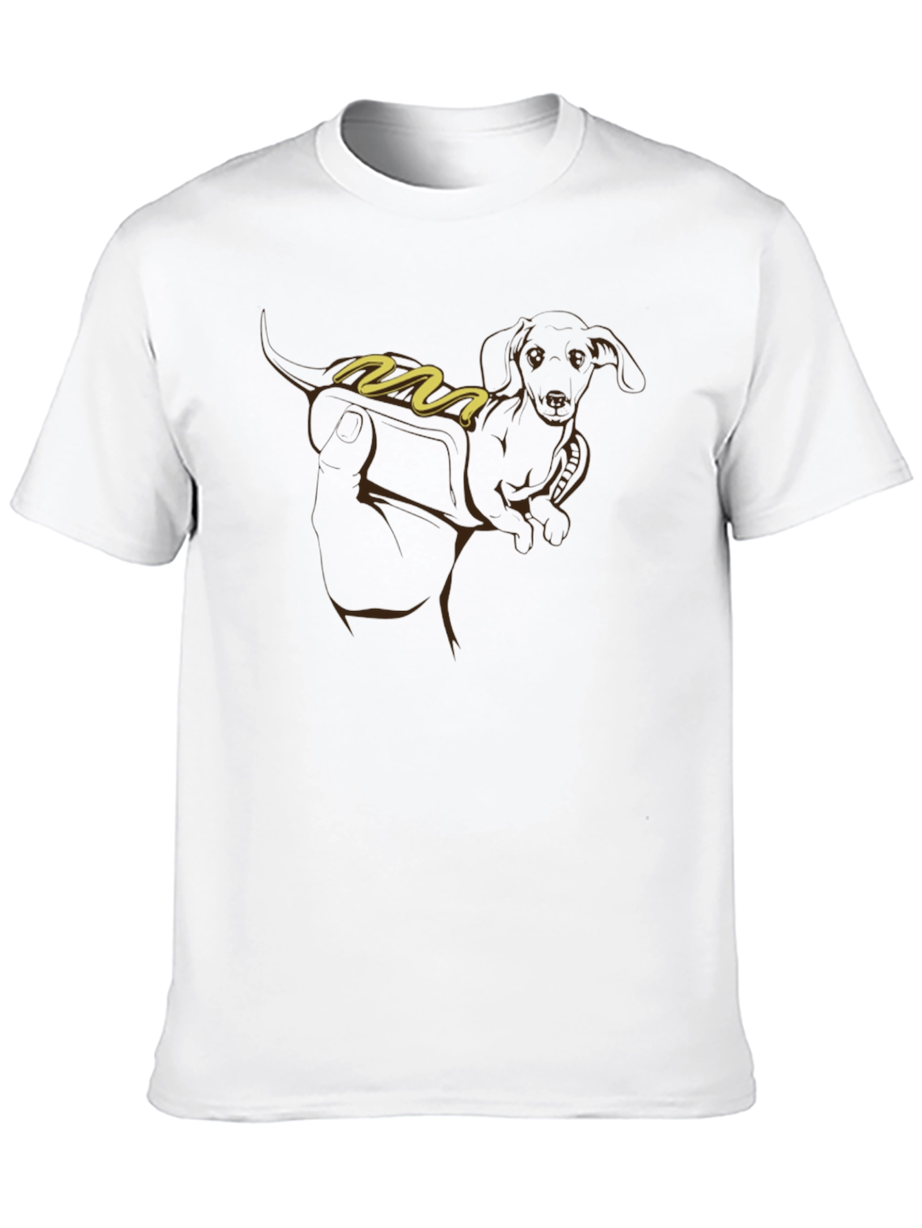 Dachshund Hotdog T-Shirt: Funny Weiner Dog Tee