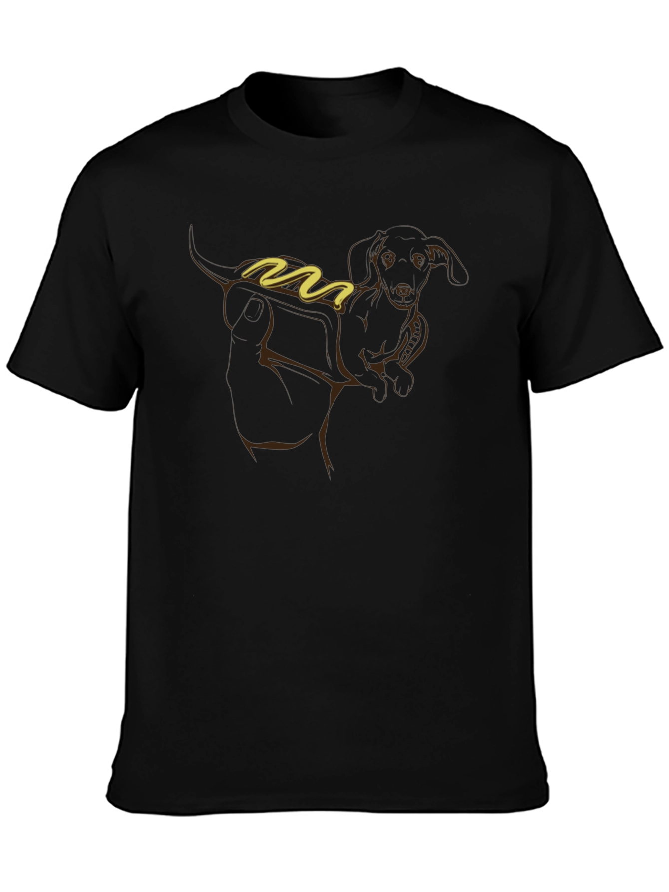 Dachshund Hotdog T-Shirt: Funny Weiner Dog Tee