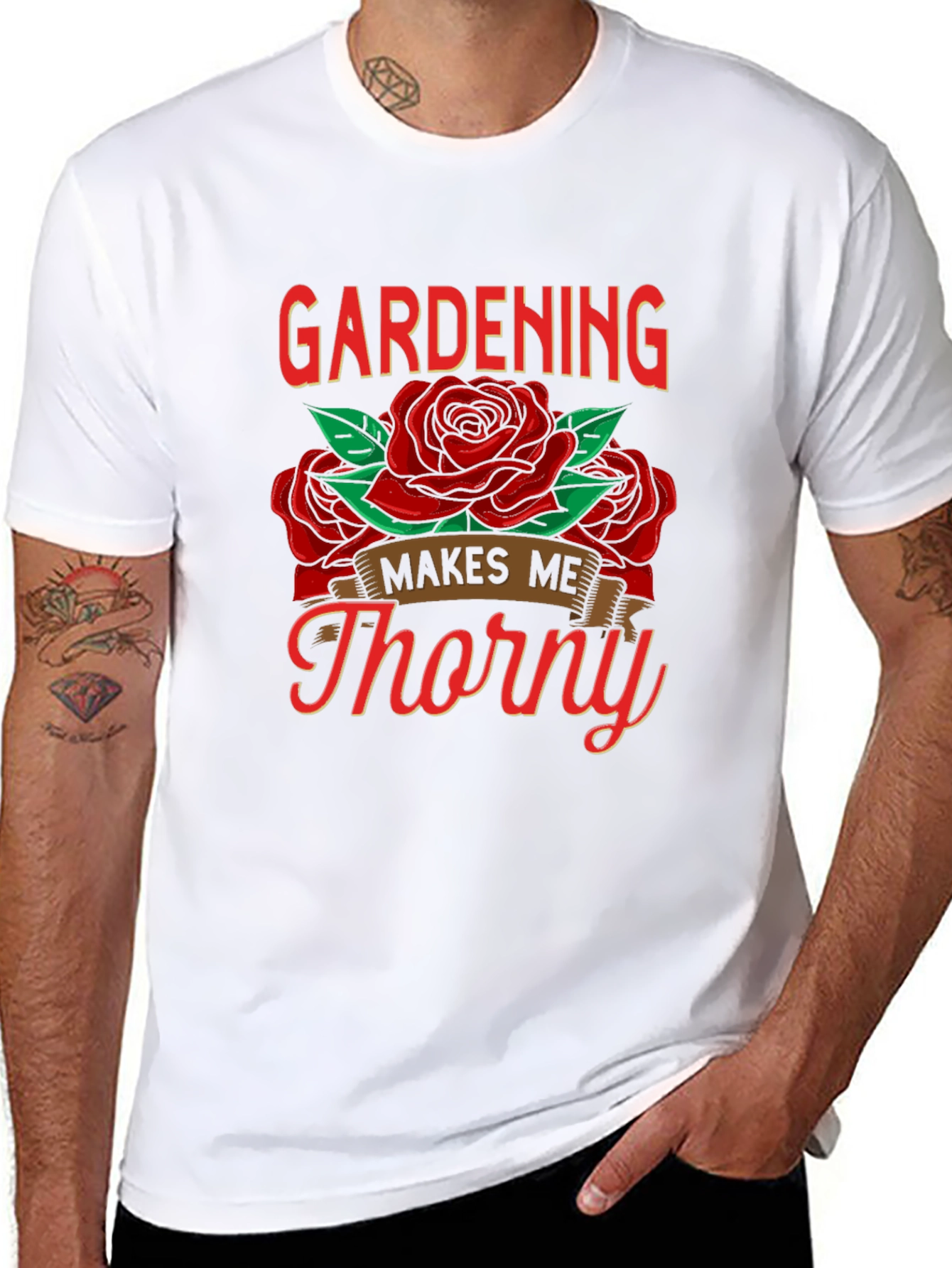 Gardening Makes Me Thorny Graphic Tee