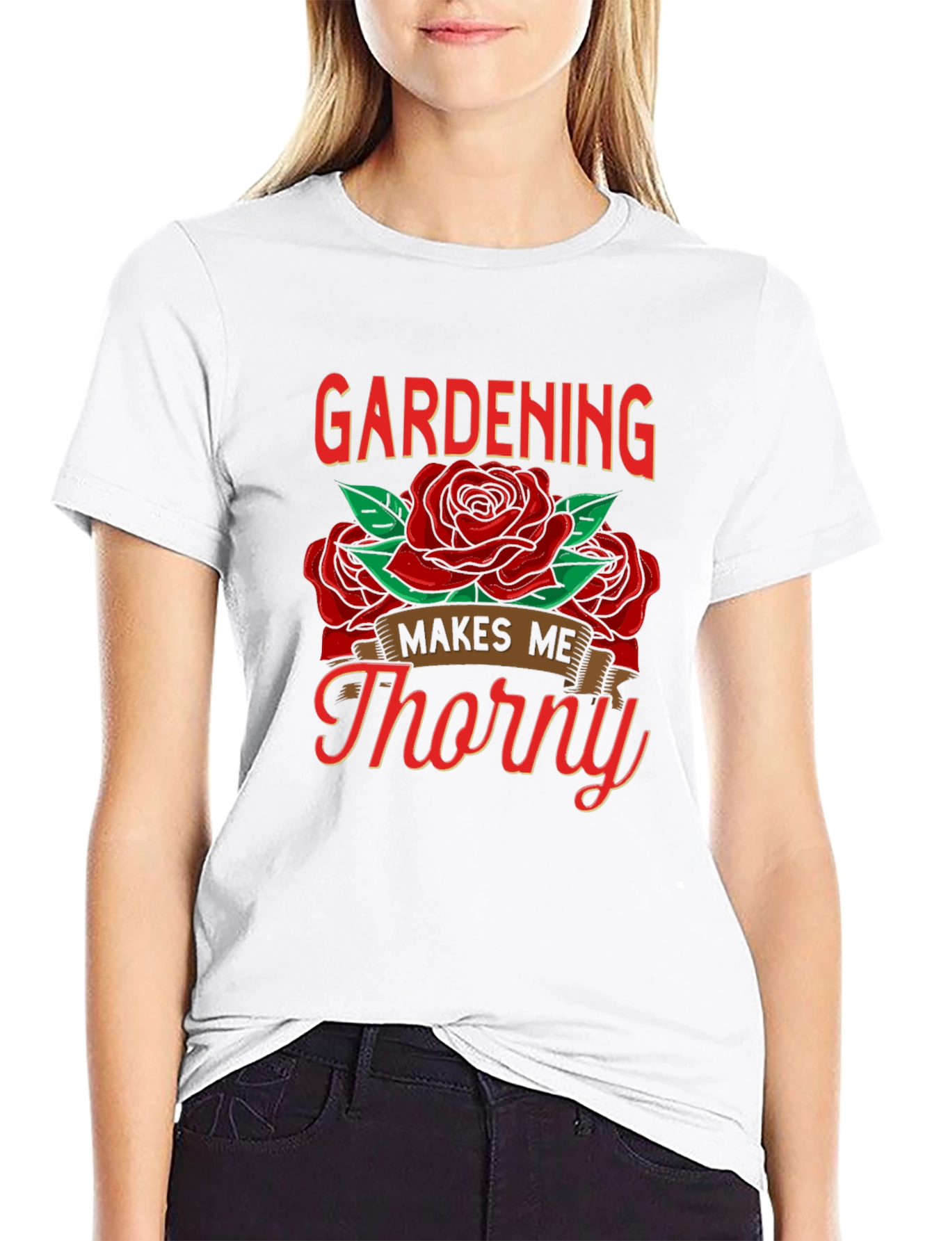Gardening Makes Me Thorny Graphic Tee