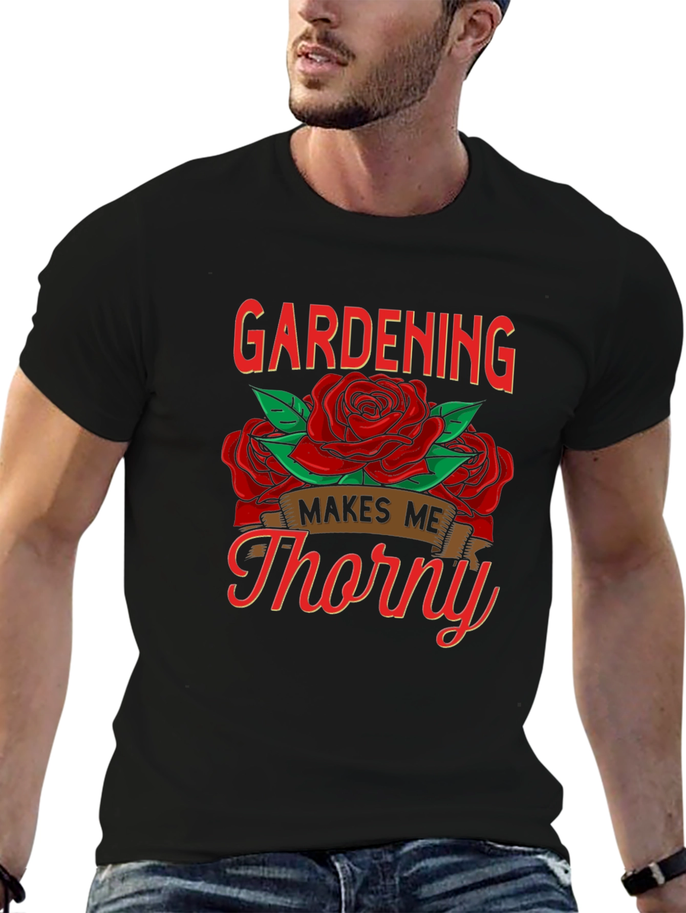 Gardening Makes Me Thorny Graphic Tee