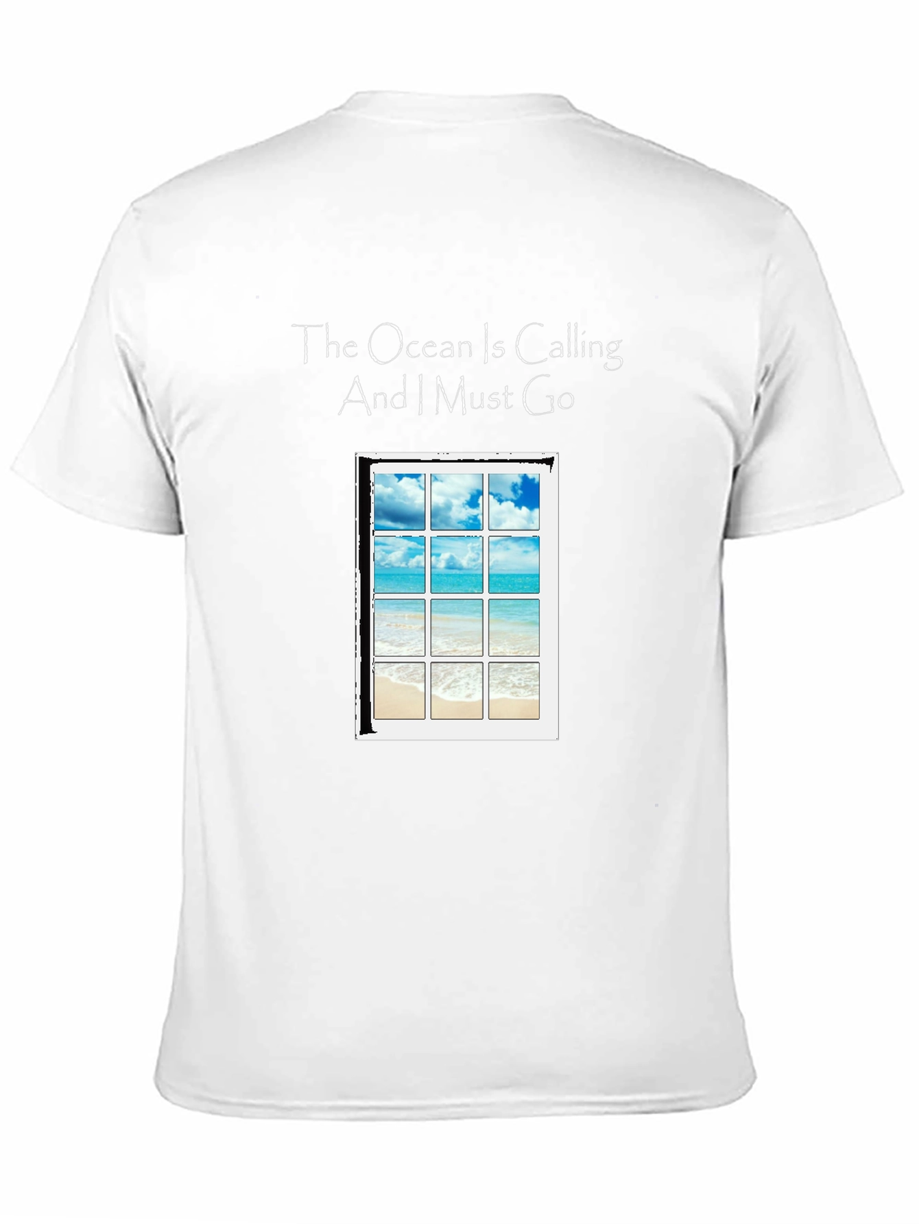 Ocean Calling Tee - Black Graphic T-Shirt