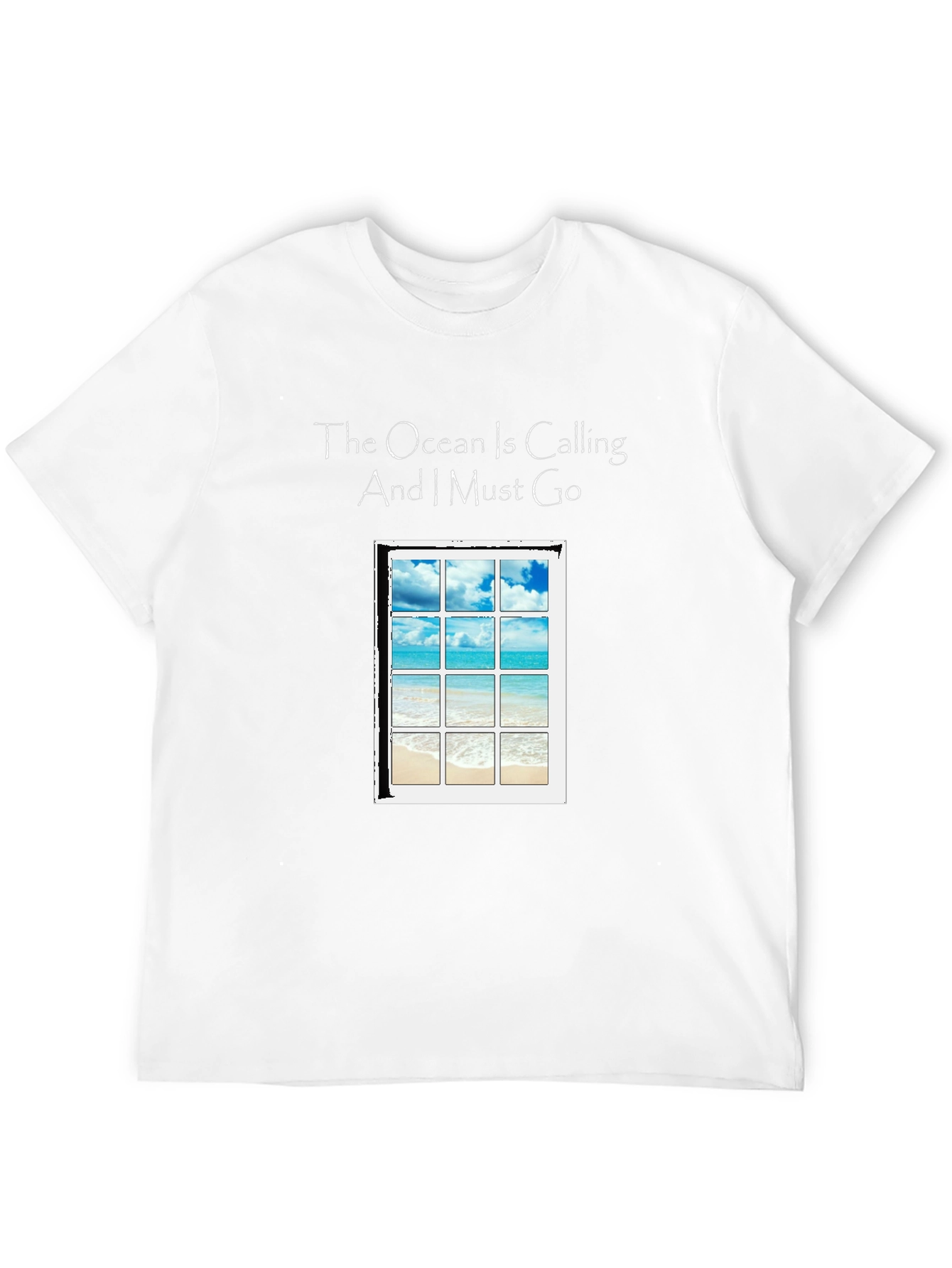 Ocean Calling Tee - Black Graphic T-Shirt