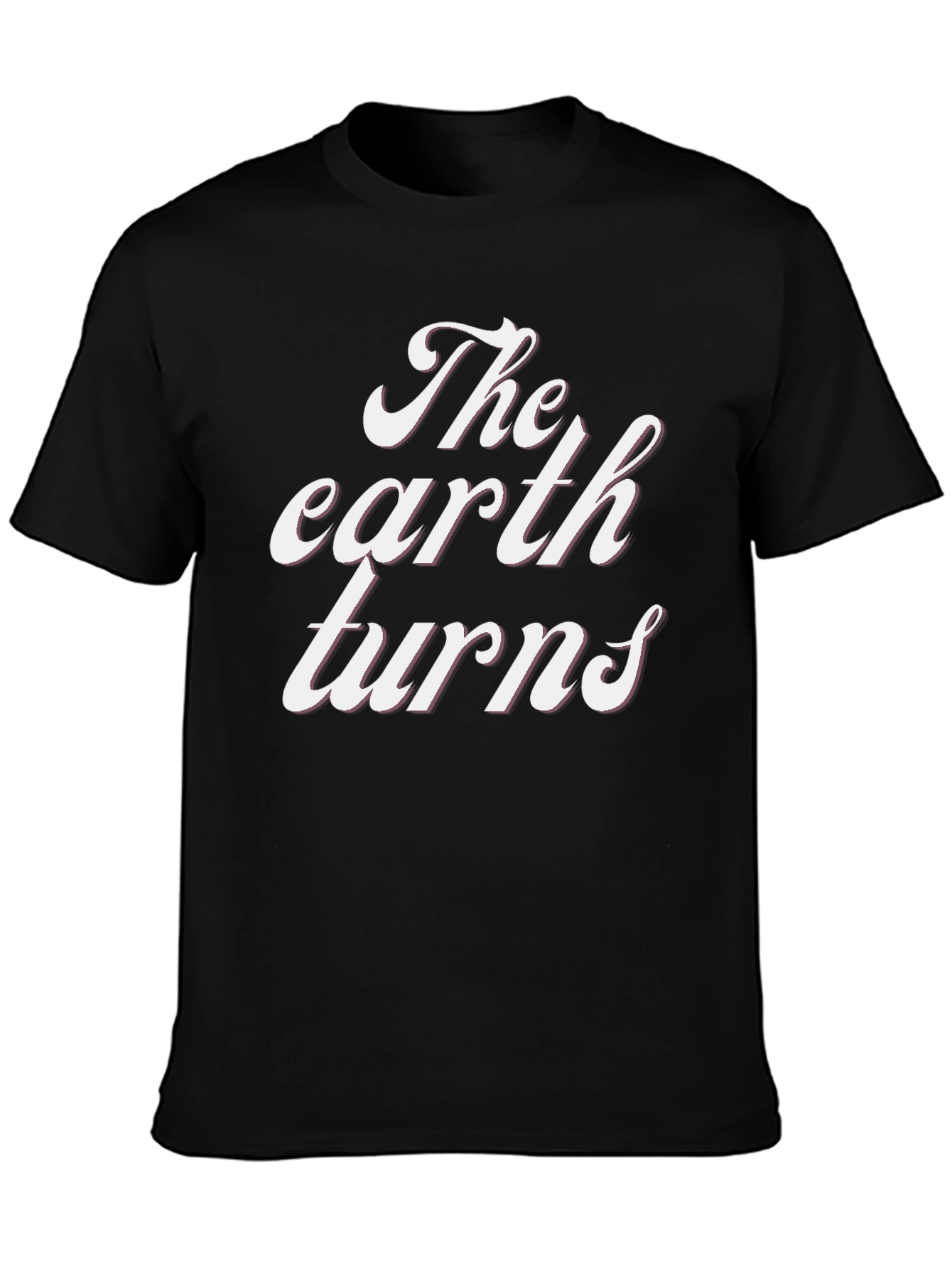 The Earth Turns Graphic Tee - Soft Cotton Blend