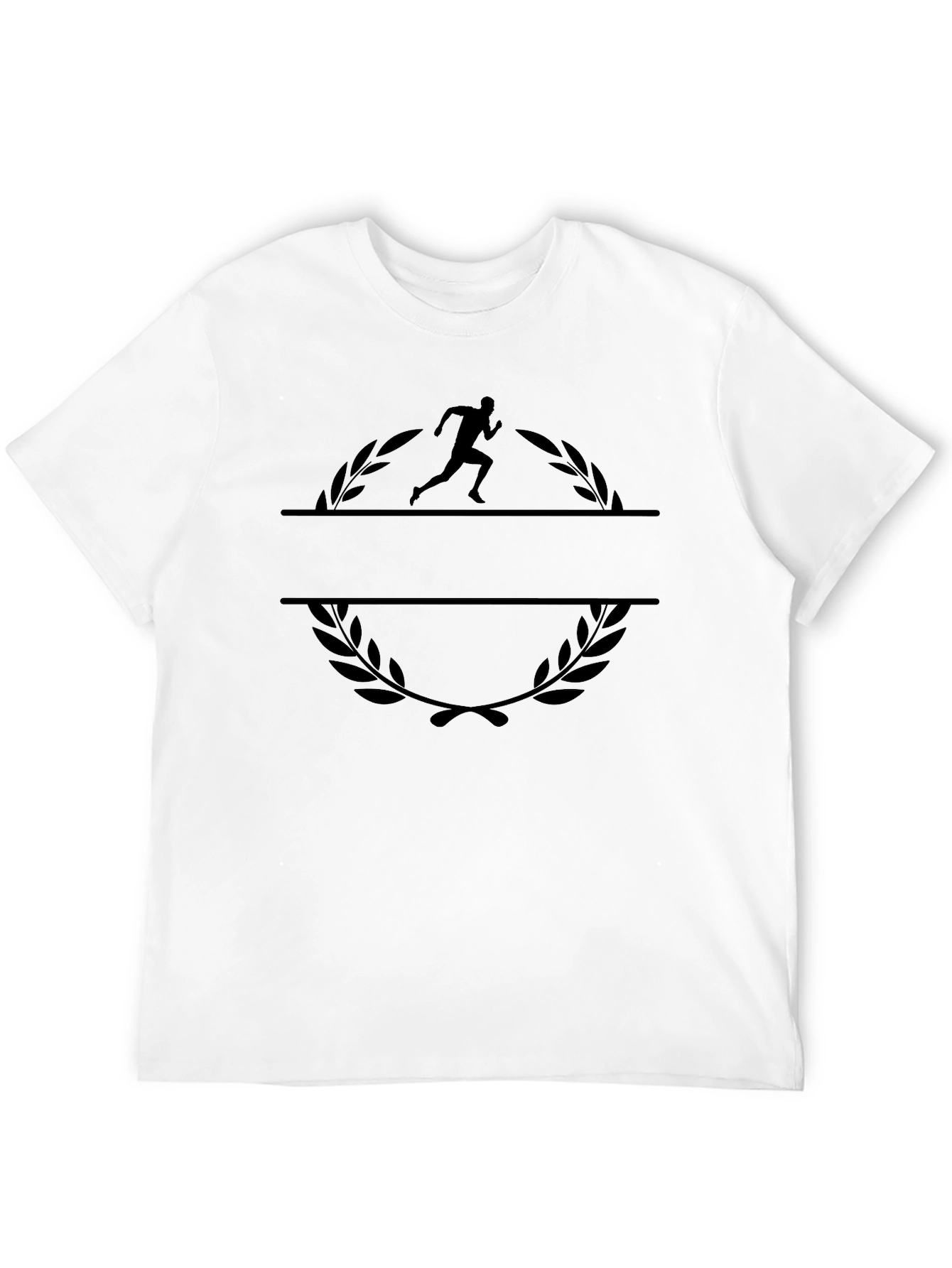 Runner Laurel Black T-Shirt
