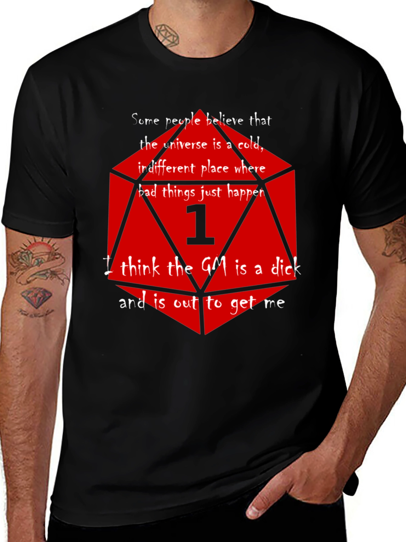 D&D Critical Fail T-Shirt - The GM is a...