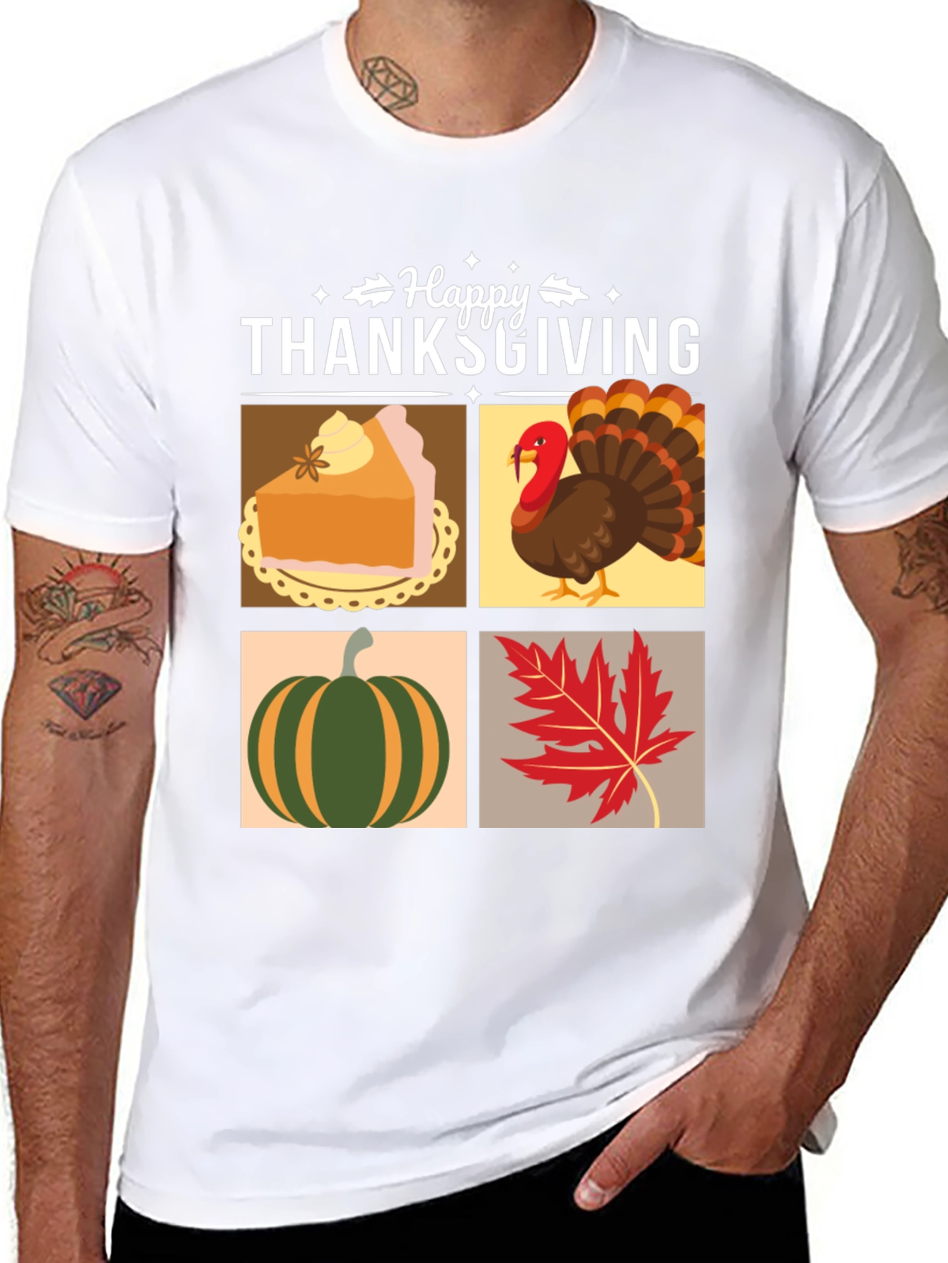 Happy Thanksgiving T-Shirt - Festive Holiday Apparel