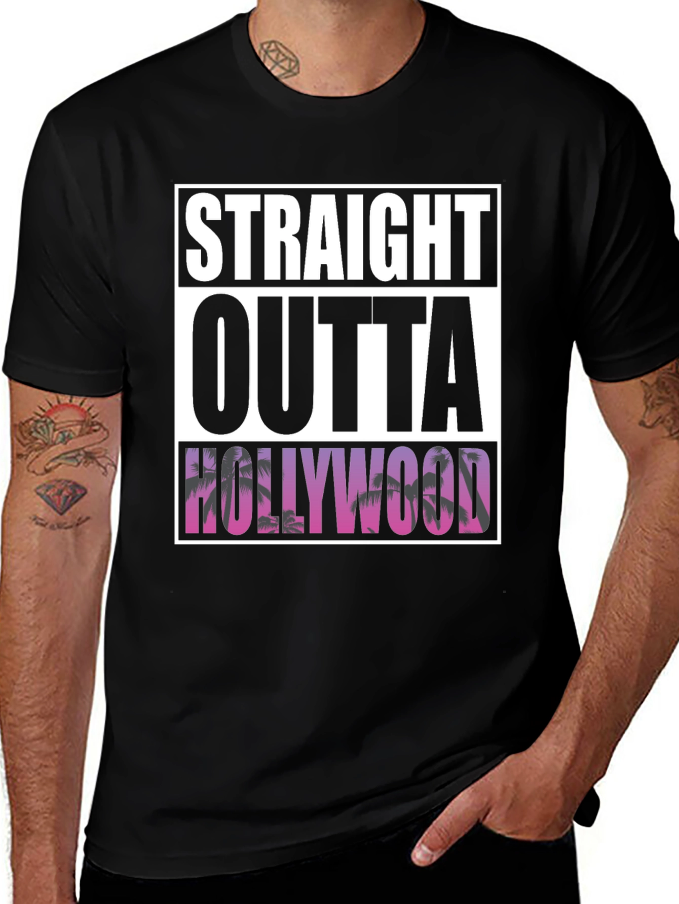 Straight Outta Hollywood Graphic Tee